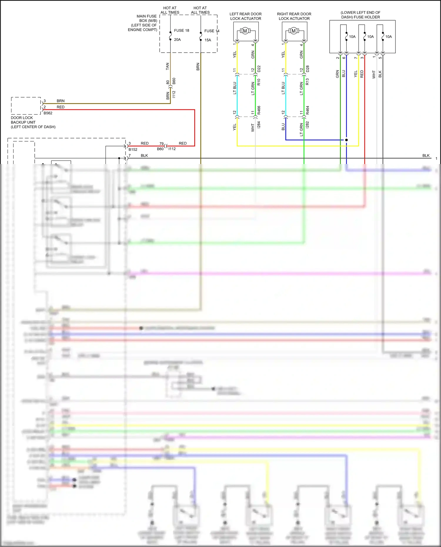 Wiring diagram red for Subaru Forester SK (2018-2021) (68 of 114)