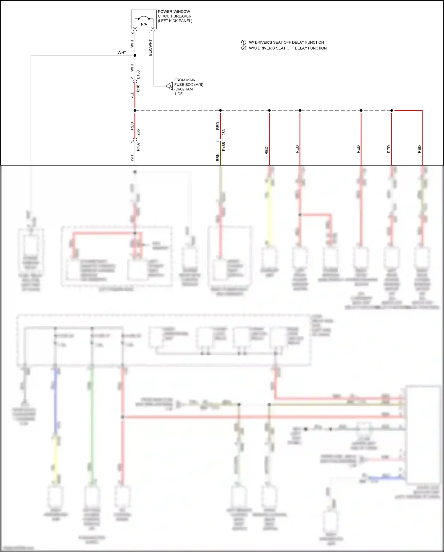 Wiring diagram red for Subaru Forester SK (2018-2021) (83 of 114)