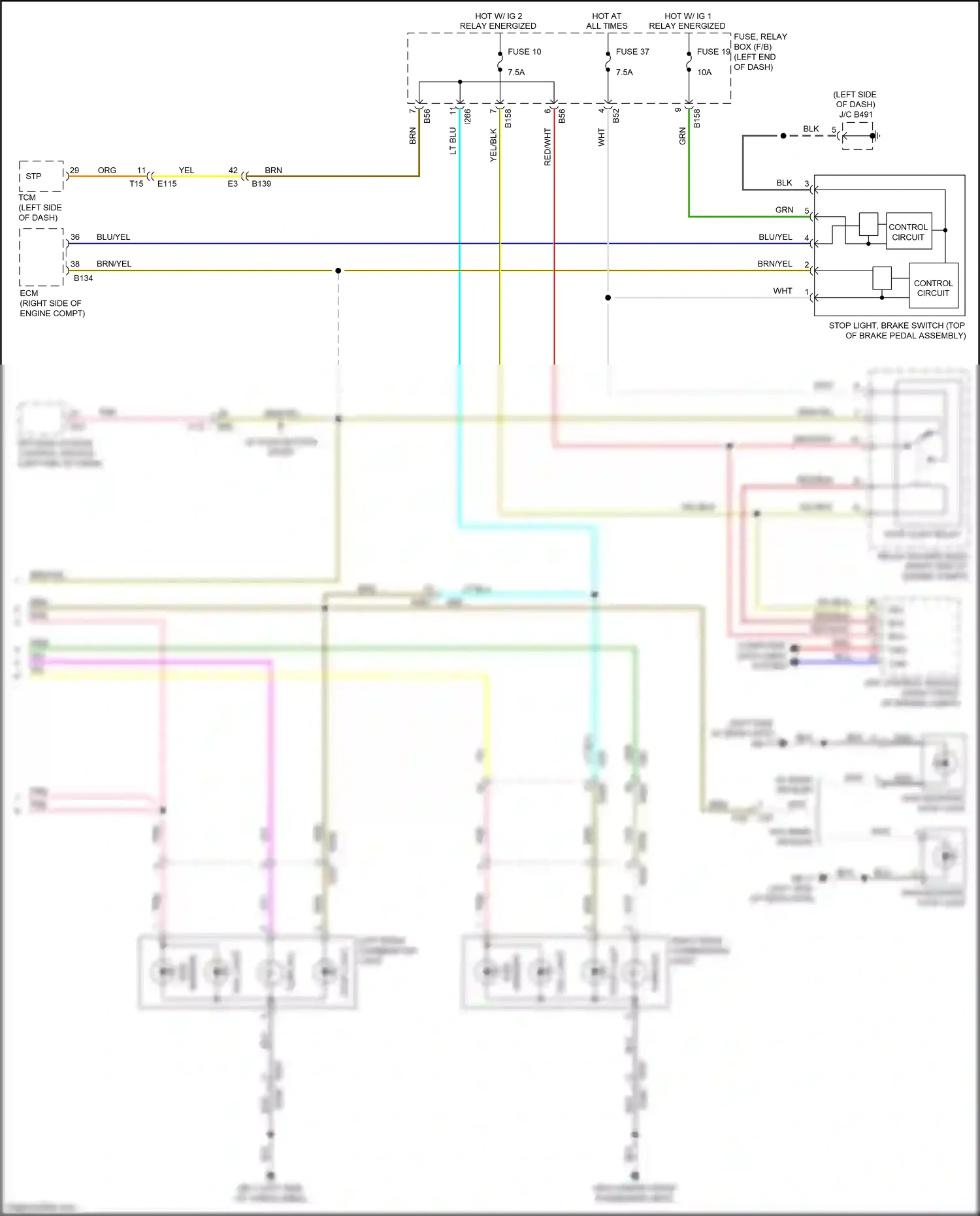 Wiring diagram red for Subaru Forester SK (2018-2021) (43 of 114)