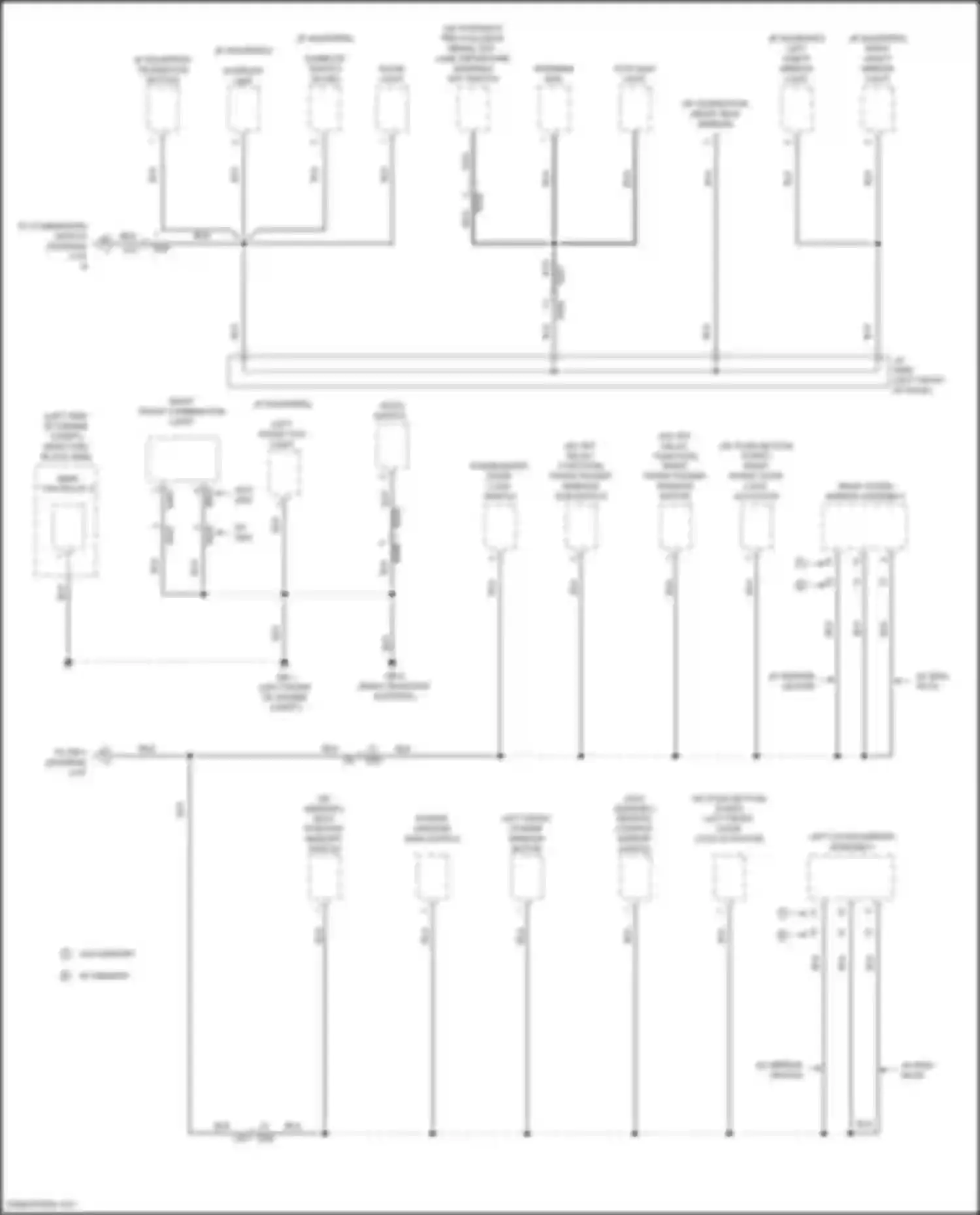 Wiring diagram right front combination light for Subaru Forester SK (2018-2021) (2 of 3)