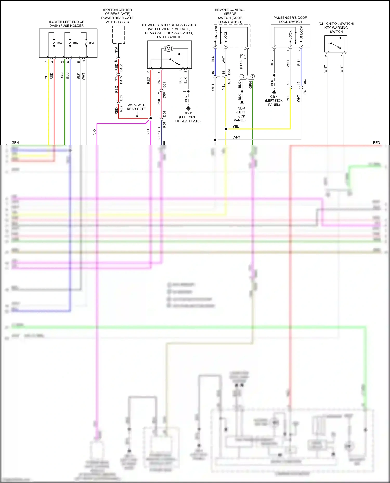 Wiring diagram security ind for Subaru Forester SK (2018-2021) (1 of 6)