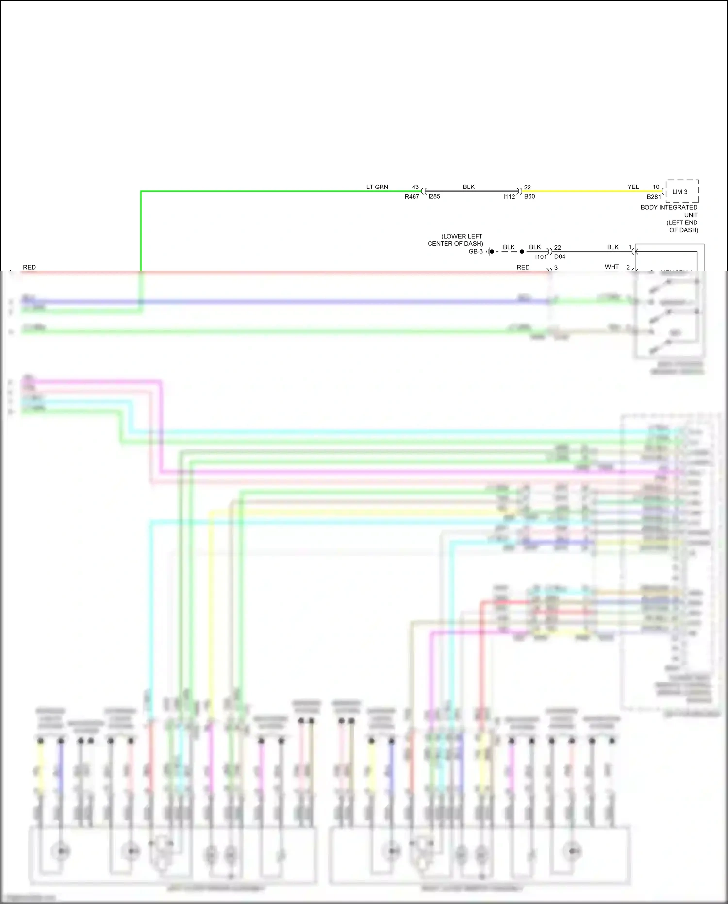 Wiring diagram set- for Subaru Forester SK (2018-2021) (3 of 3)