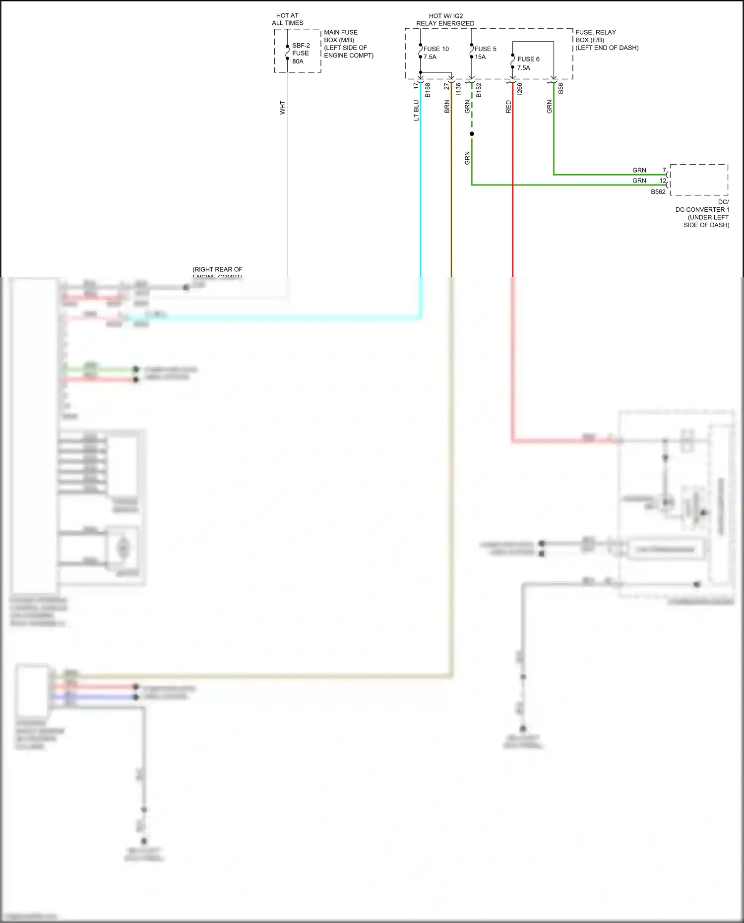 Wiring diagram steering ind for Subaru Forester SK (2018-2021) (1 of 2)