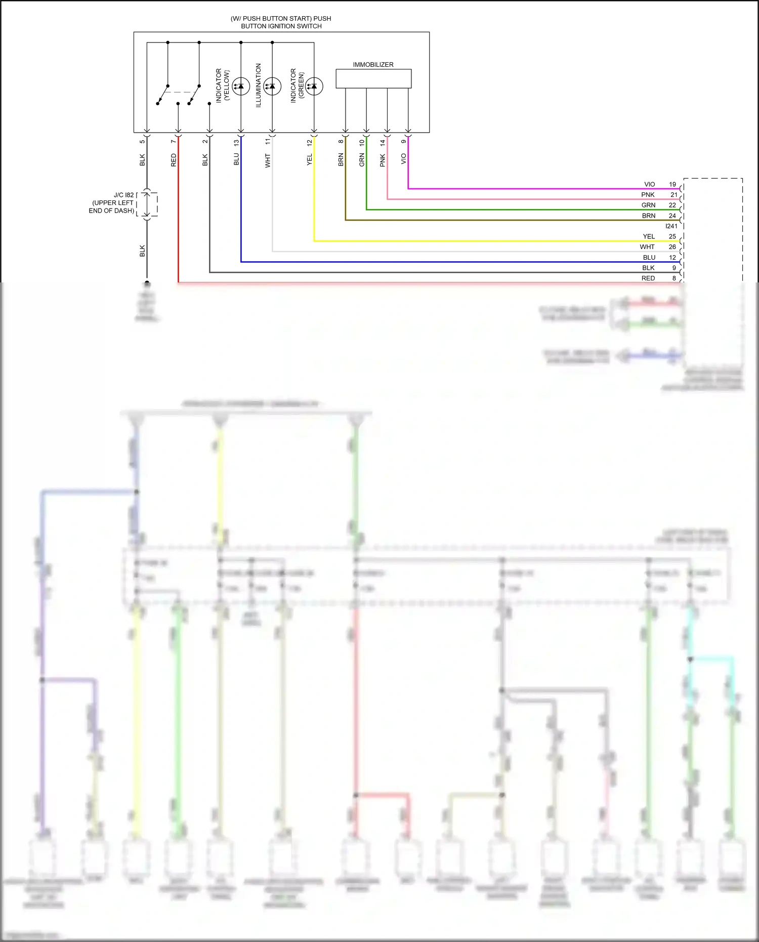Wiring diagram stereo camera for Subaru Forester SK (2018-2021) (5 of 7)