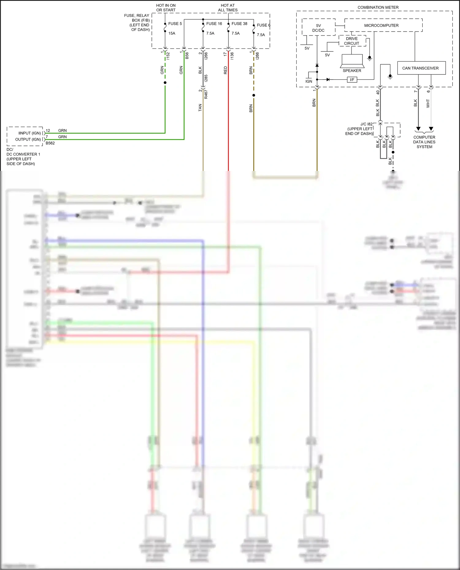 Wiring diagram tan for Subaru Forester SK (2018-2021) (10 of 73)