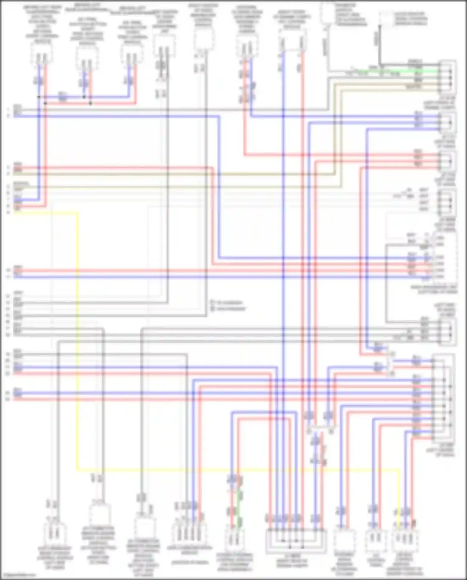 Wiring diagram tpms control module for Subaru Forester SK (2018-2021) (1 of 2)