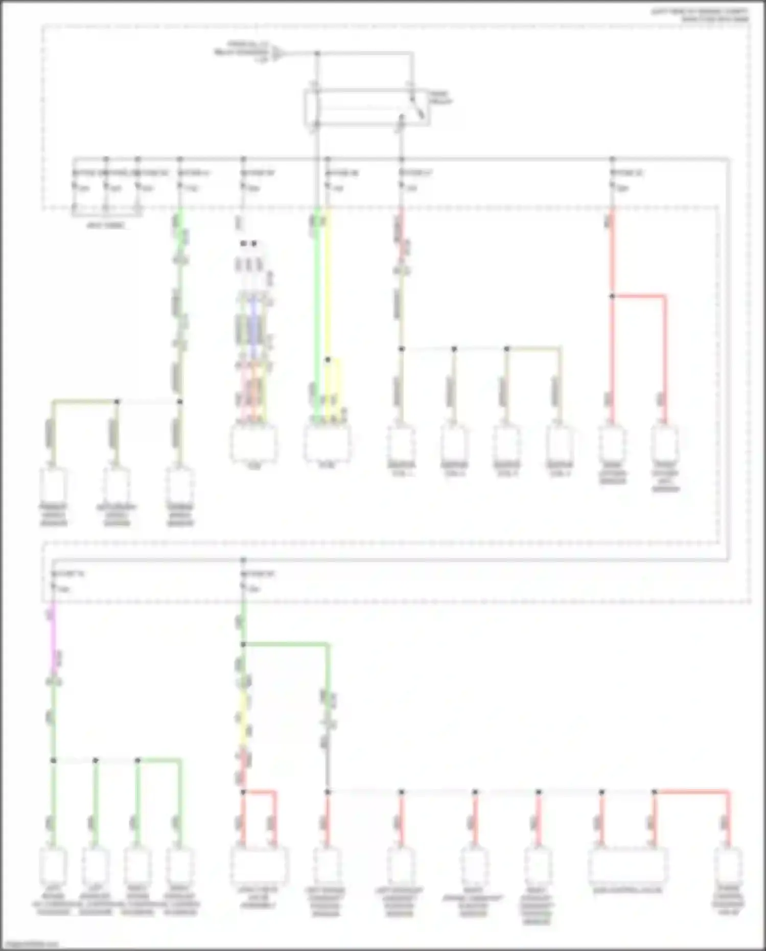 Wiring diagram turbine speed sensor for Subaru Forester SK (2018-2021) (3 of 4)