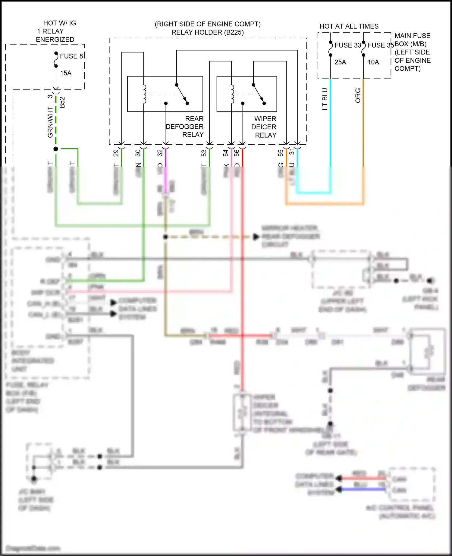 Wiring diagram vio for Subaru Forester SK (2018-2021) (60 of 89)