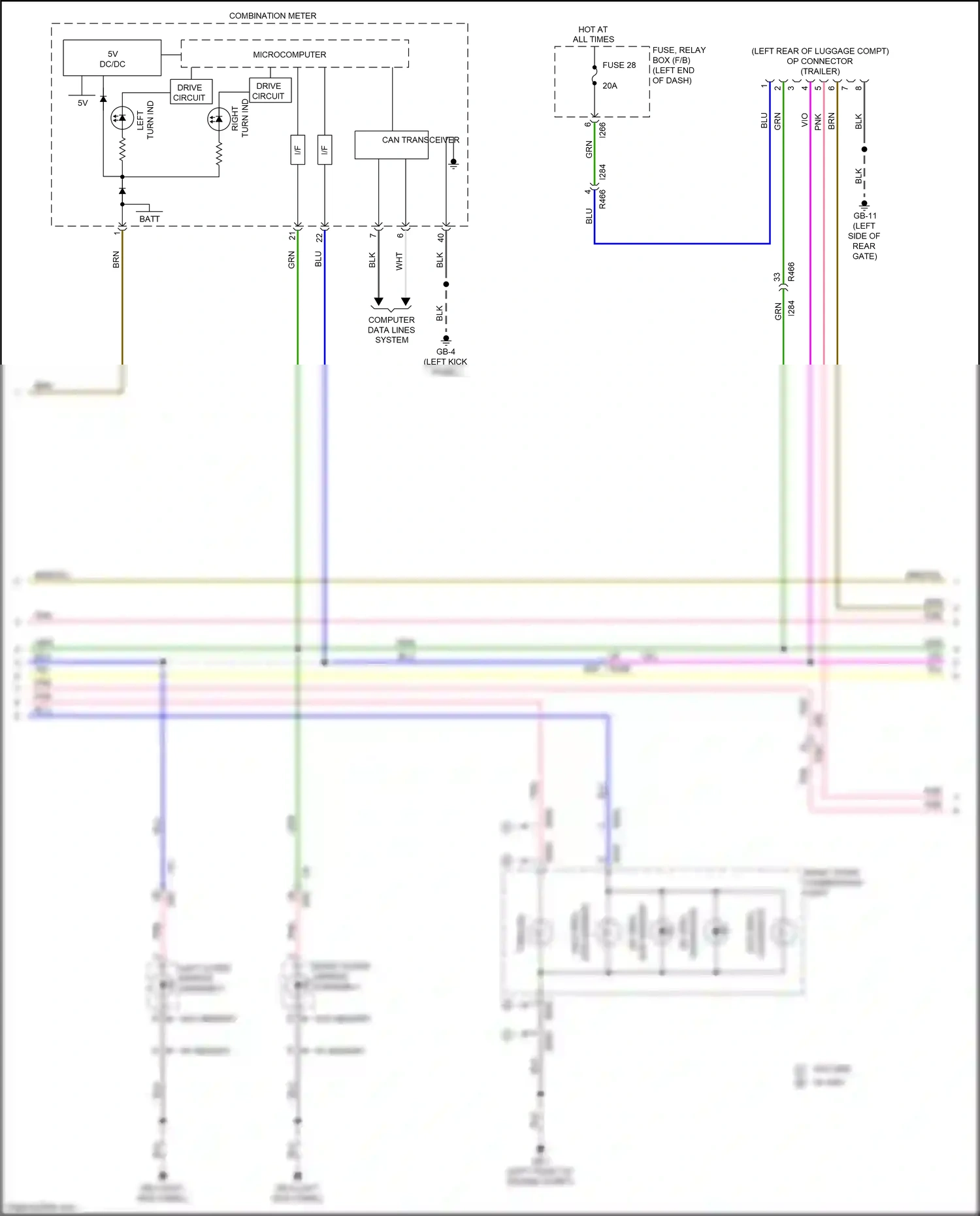 Wiring diagram vio for Subaru Forester SK (2018-2021) (32 of 89)