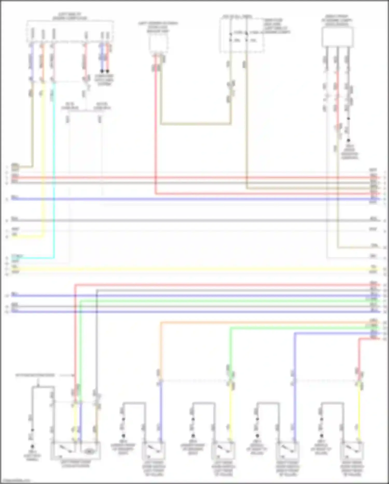 Wiring diagram w/ id code box for Subaru Forester SK (2018-2021) (1 of 2)