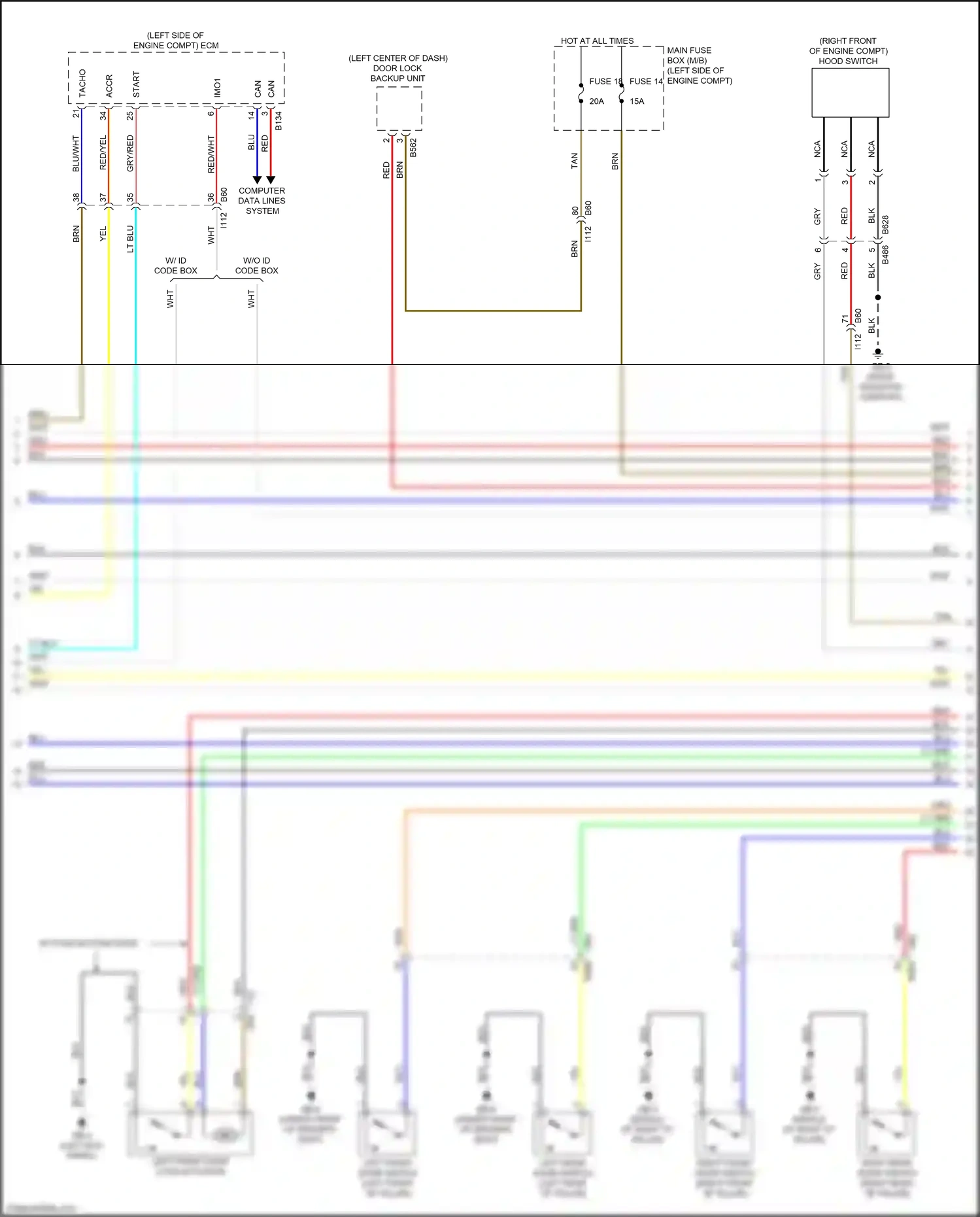 Wiring diagram wht for Subaru Forester SK (2018-2021) (66 of 114)