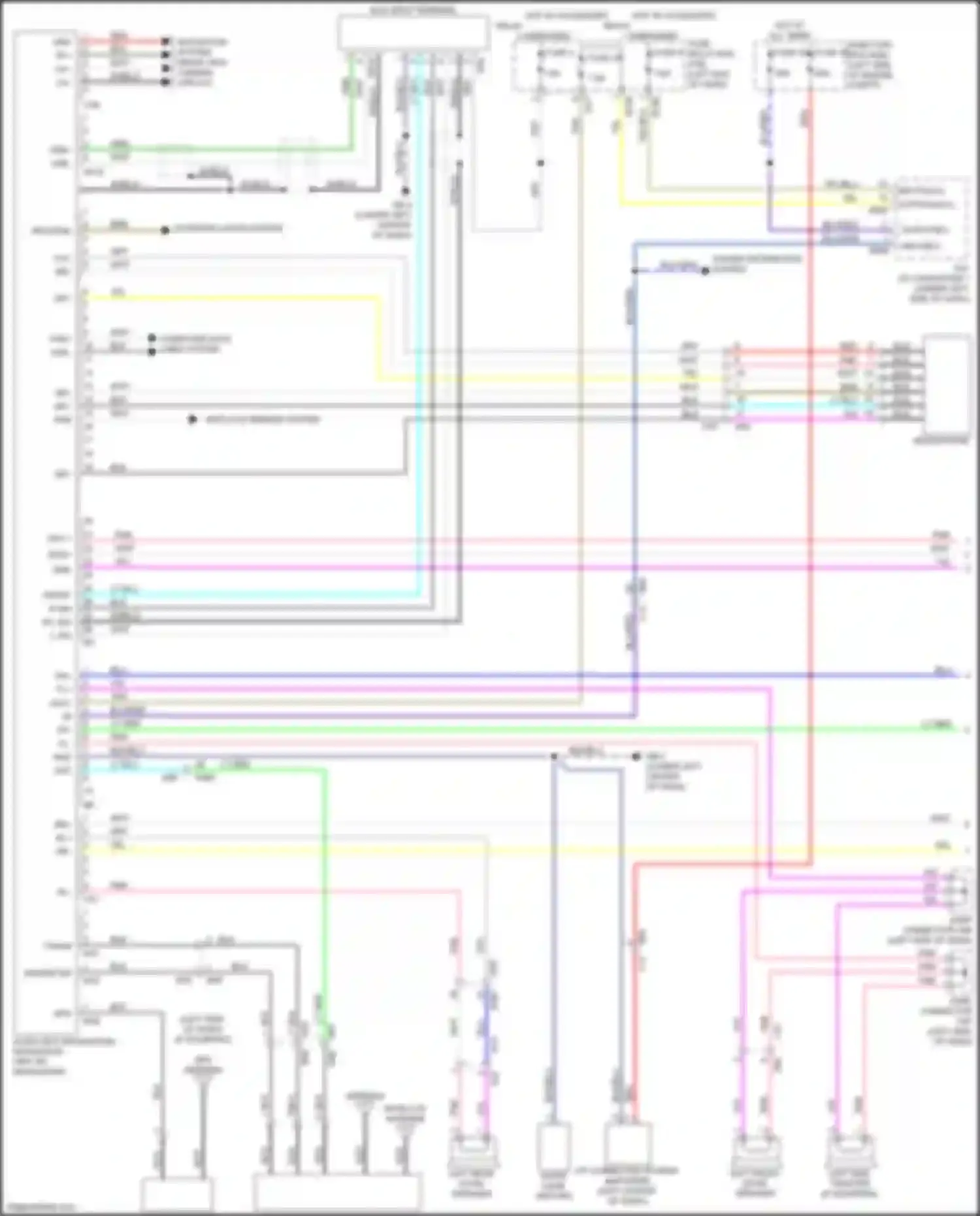 Wiring diagram xm/dab sig for Subaru Forester SK (2018-2021) (7 of 8)