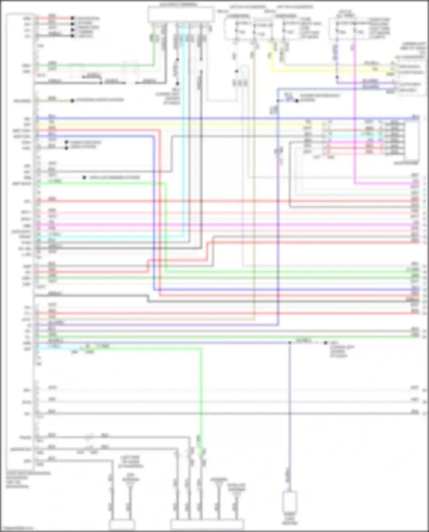 Wiring diagram xm/dab sig for Subaru Forester SK (2018-2021) (5 of 8)