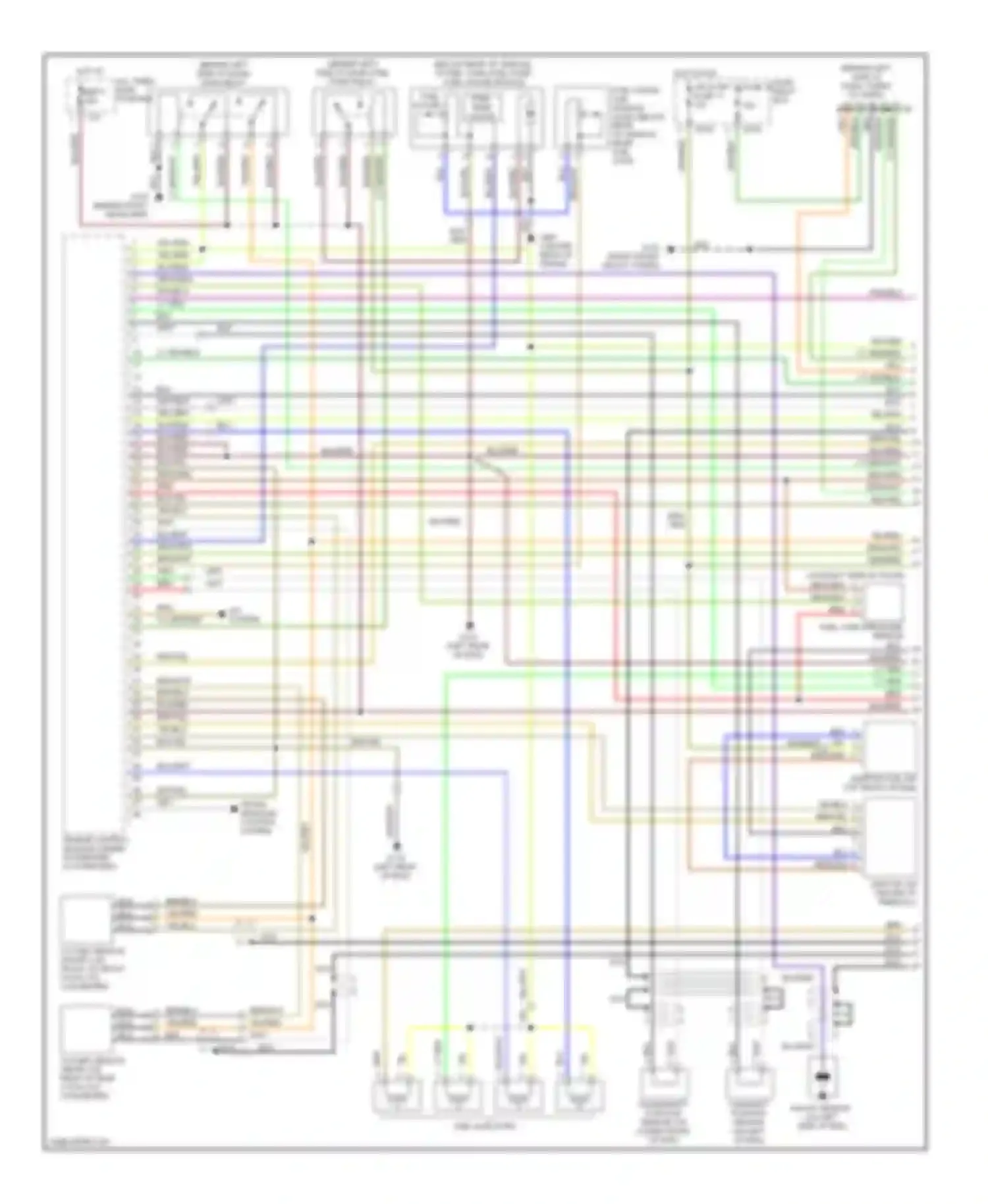 Impreza Subaru GC/GF (1992-2000): Wiring diagram engine performance 2.2ls (1 of 2)