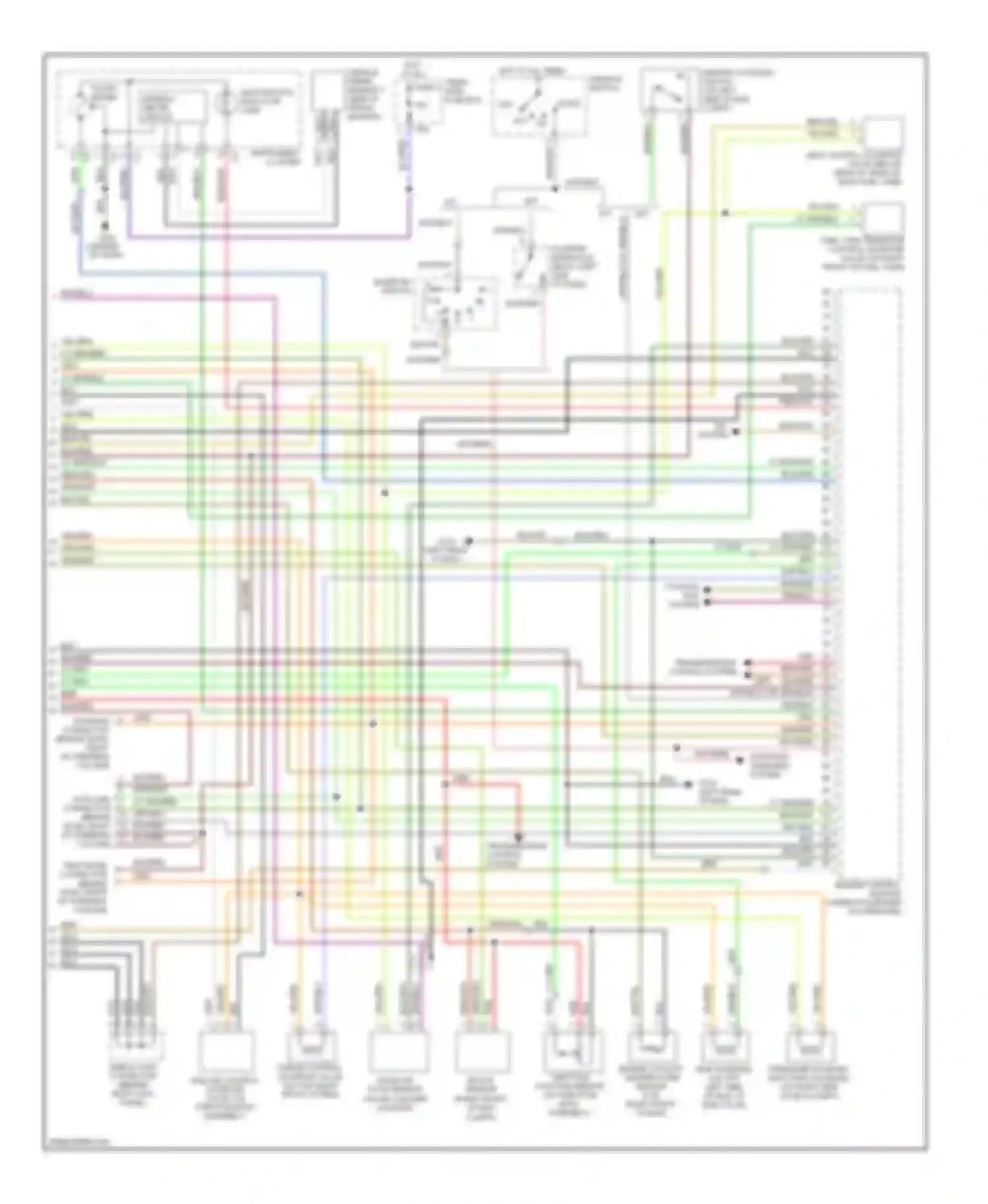 Impreza Subaru GC/GF (1992-2000): Wiring diagram engine performance 2.2ls (2 of 2)