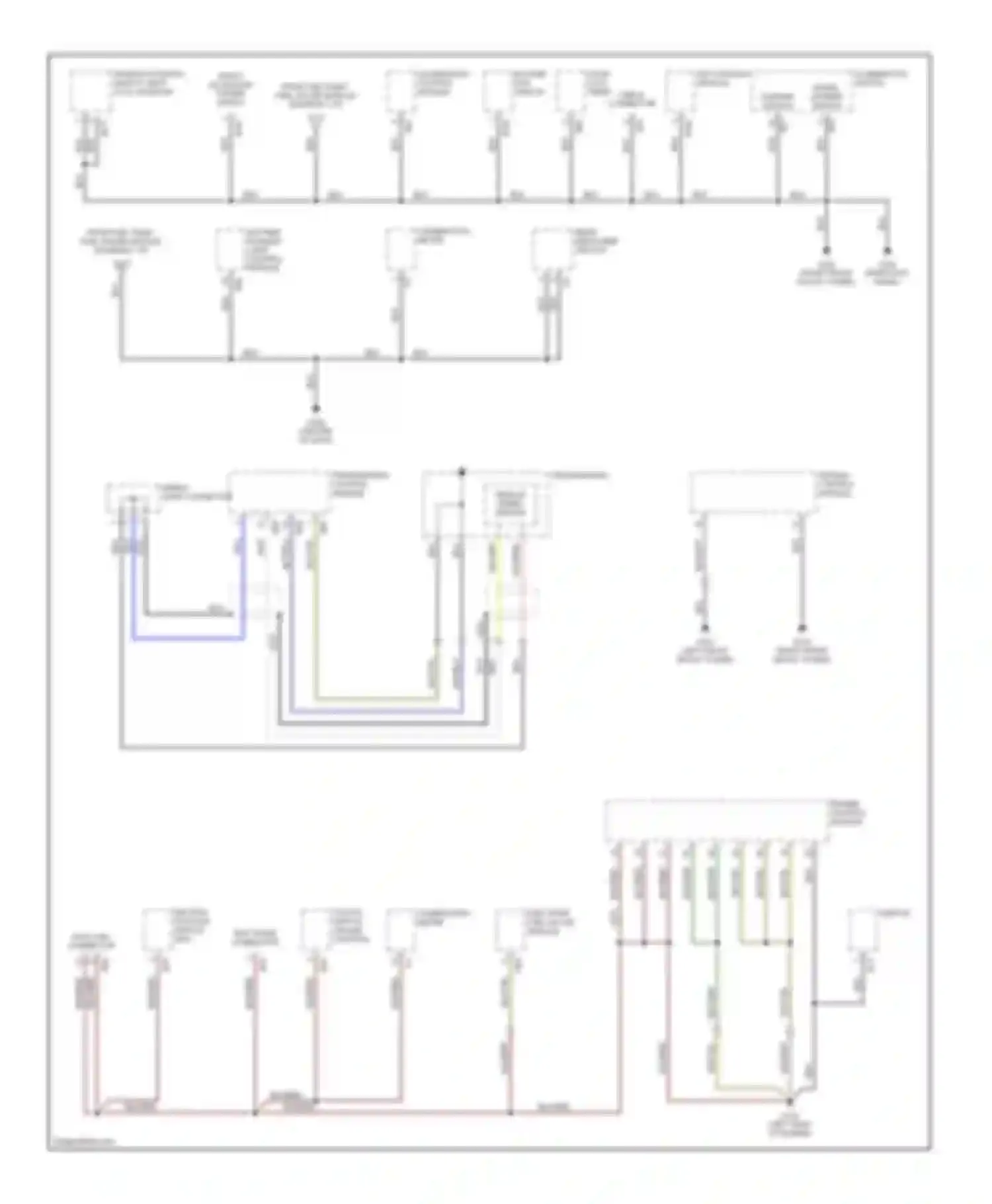 Impreza Subaru GC/GF (1992-2000): Ground distribution circuit (2 of 2)