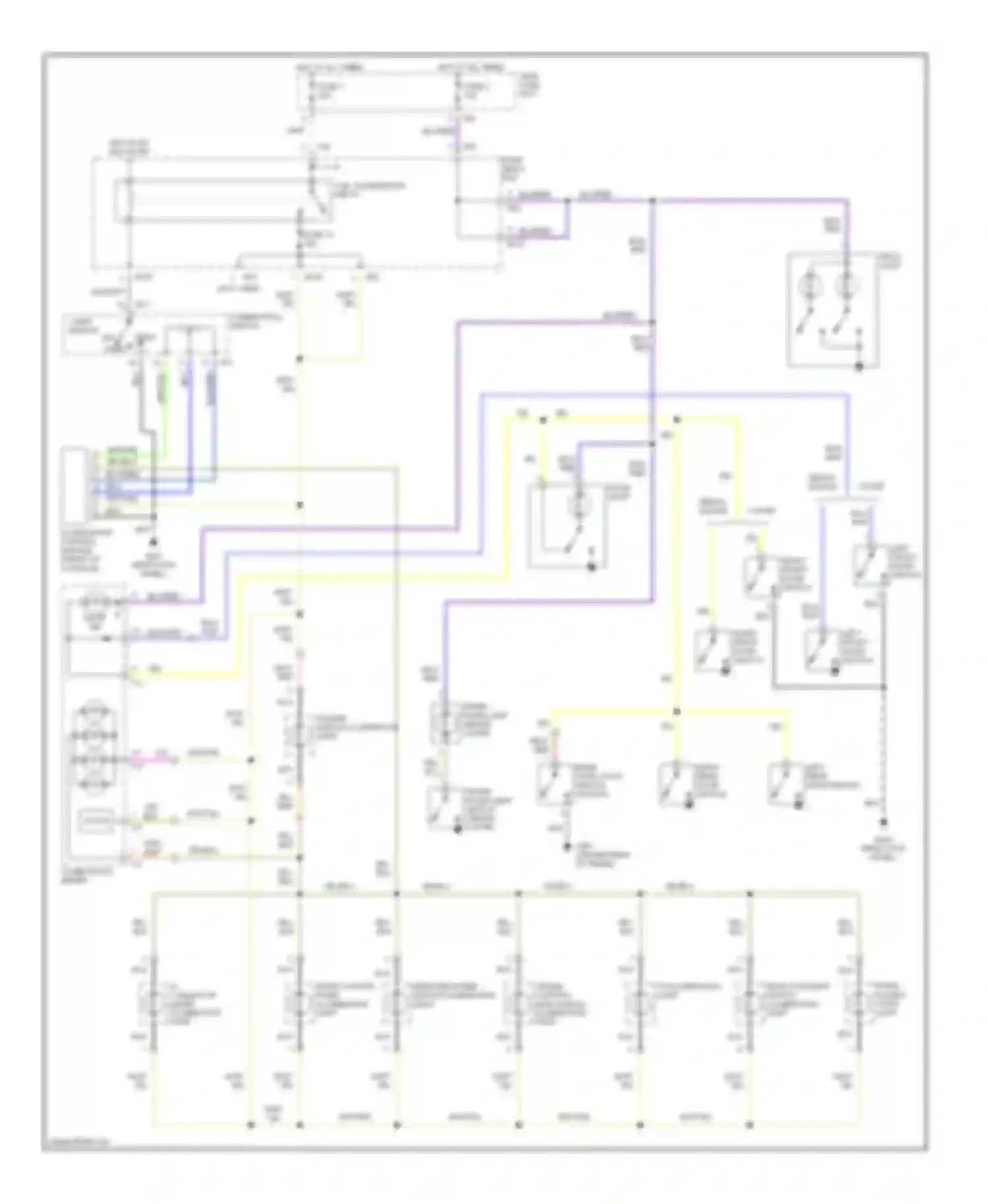 Impreza Subaru GC/GF (1992-2000): Interior light circuit