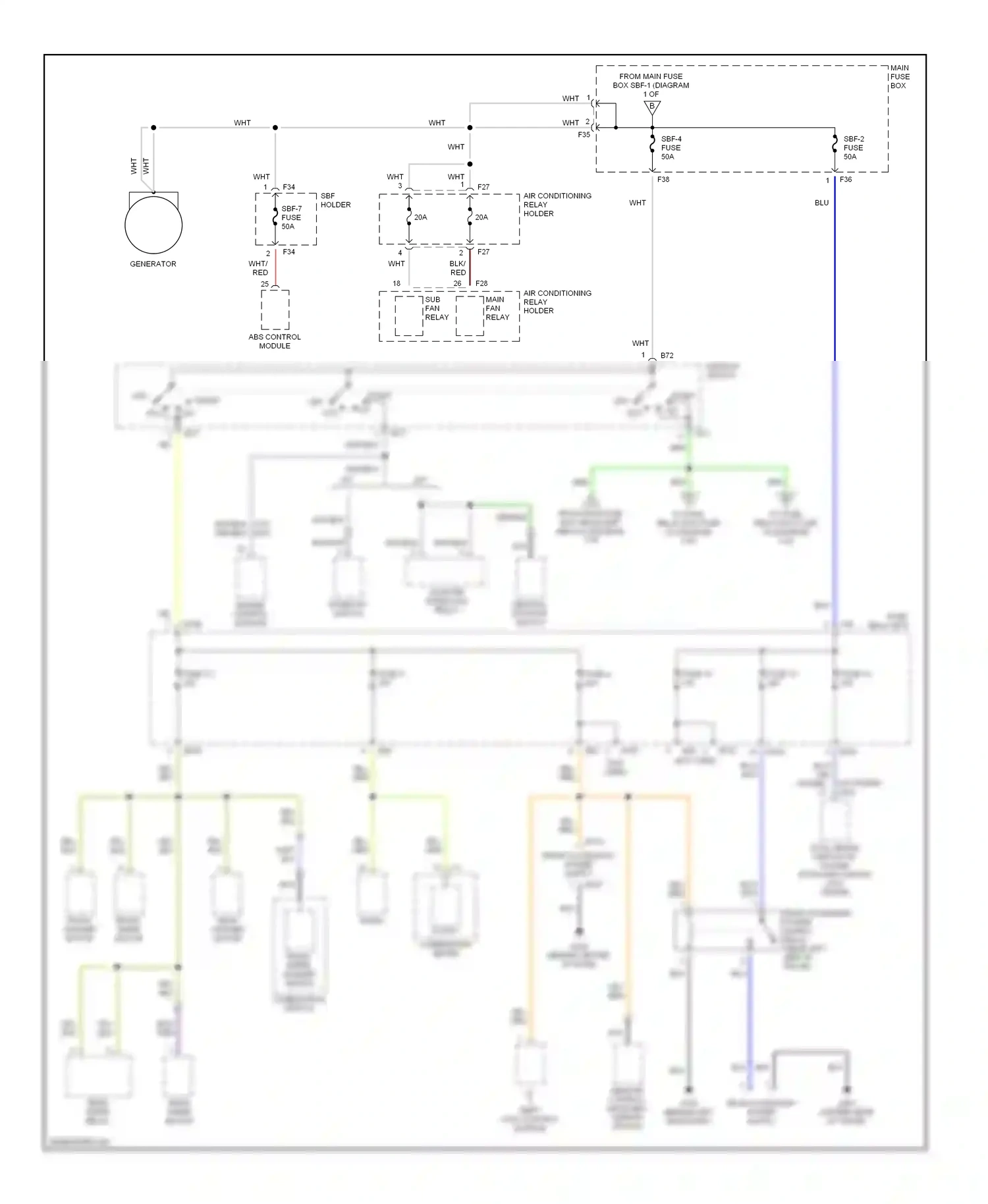 Subaru Impreza GC/GF (1992-2000) a/t shift lock control module wiring diagram  (3 of 4)