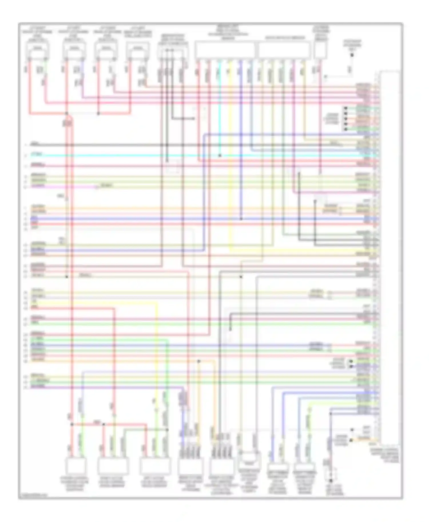 Impreza Subaru GD/GC/GG facelift 2 (2005-2007): Wiring diagram engine performance 2.5l turbo (4 of 4)