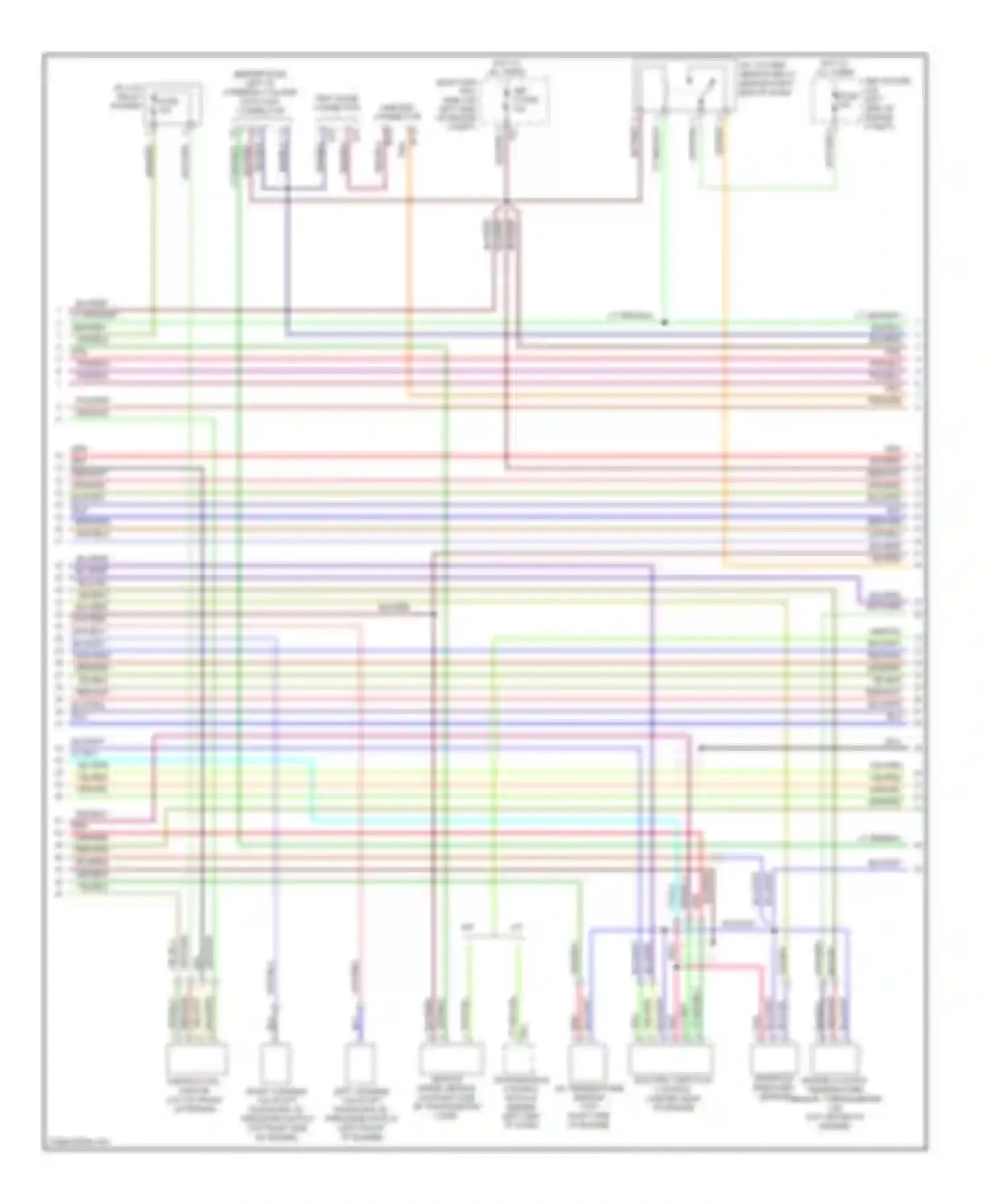 Impreza Subaru GD/GC/GG facelift 2 (2005-2007): Wiring diagram engine performance 2.5l (2 of 4)