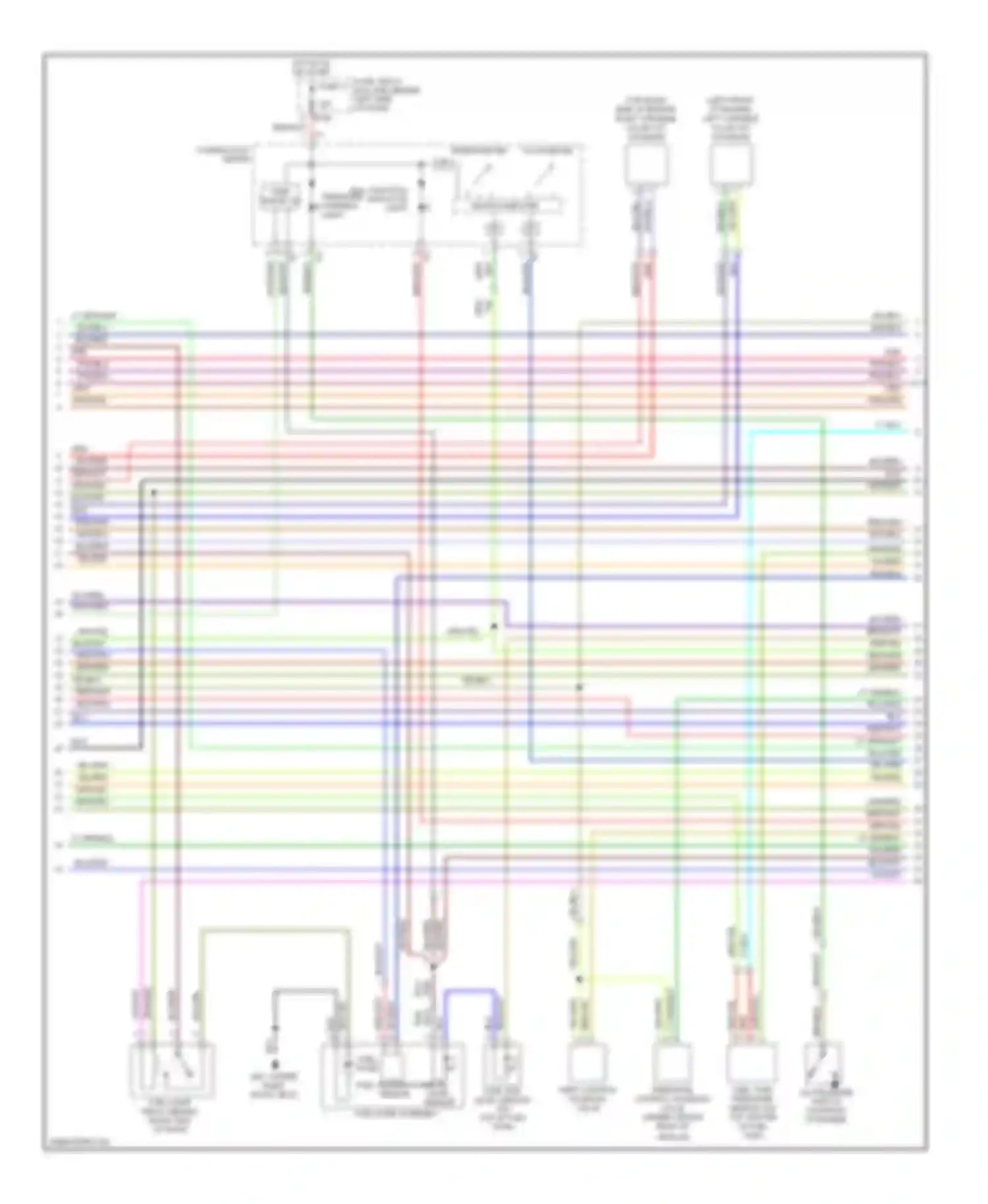 Impreza Subaru GD/GC/GG facelift 2 (2005-2007): Wiring diagram engine performance 2.5l (3 of 4)