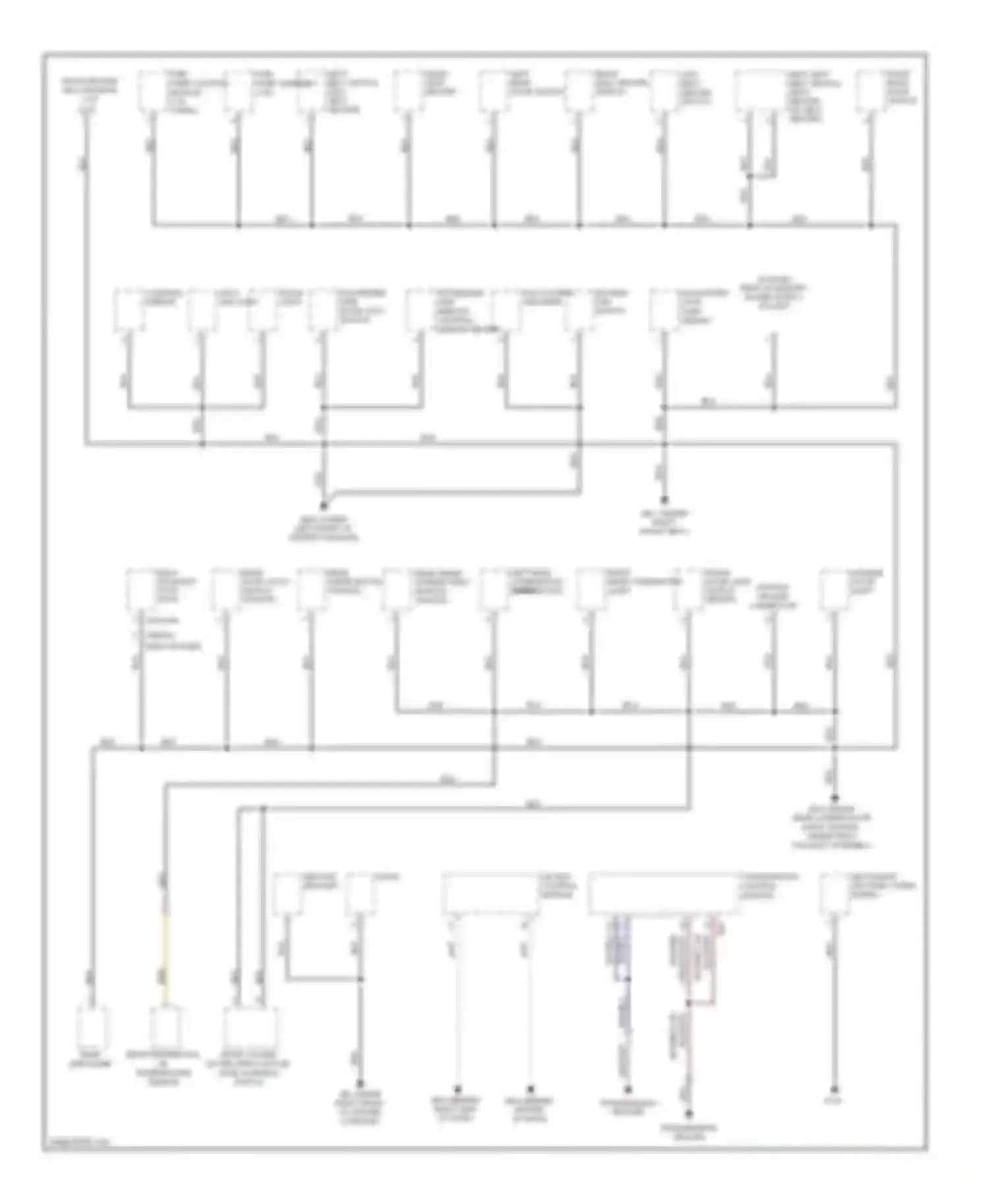 Impreza Subaru GD/GC/GG facelift 2 (2005-2007): Ground distribution circuit (2 of 3)