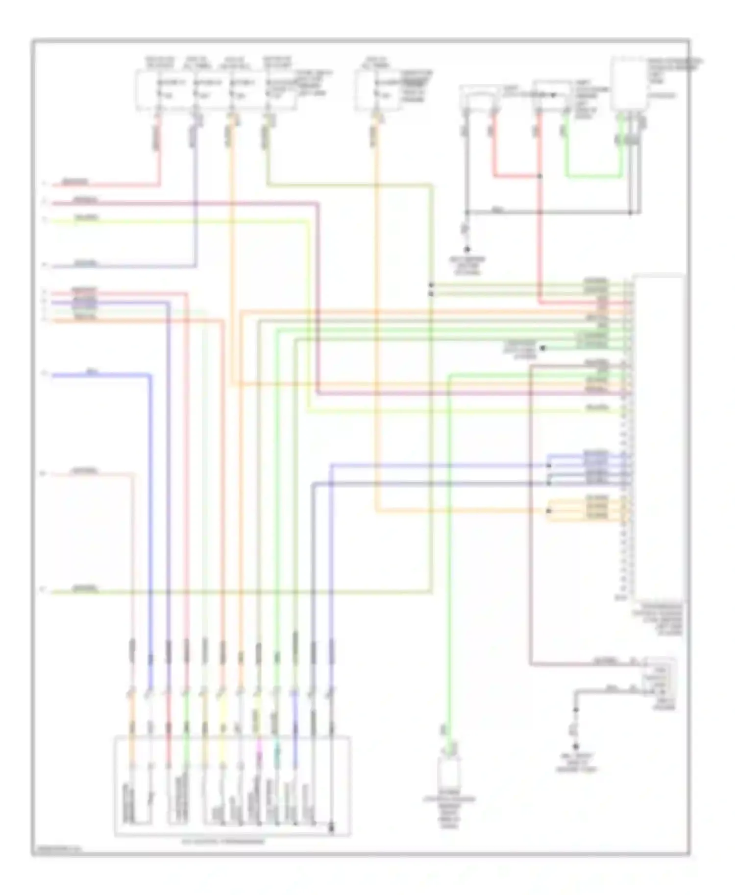 Impreza Subaru GD/GC/GG facelift 2 (2005-2007): Transmission circuit (2 of 2)
