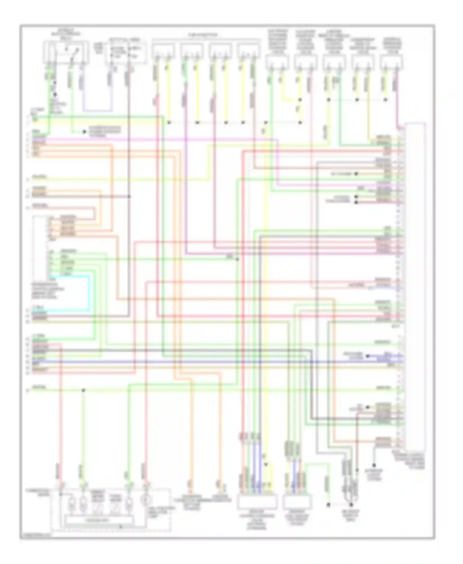 Impreza Subaru GD/GC/GG facelift (2002-2005): Wiring diagram engine performance 2.5l (3 of 3)