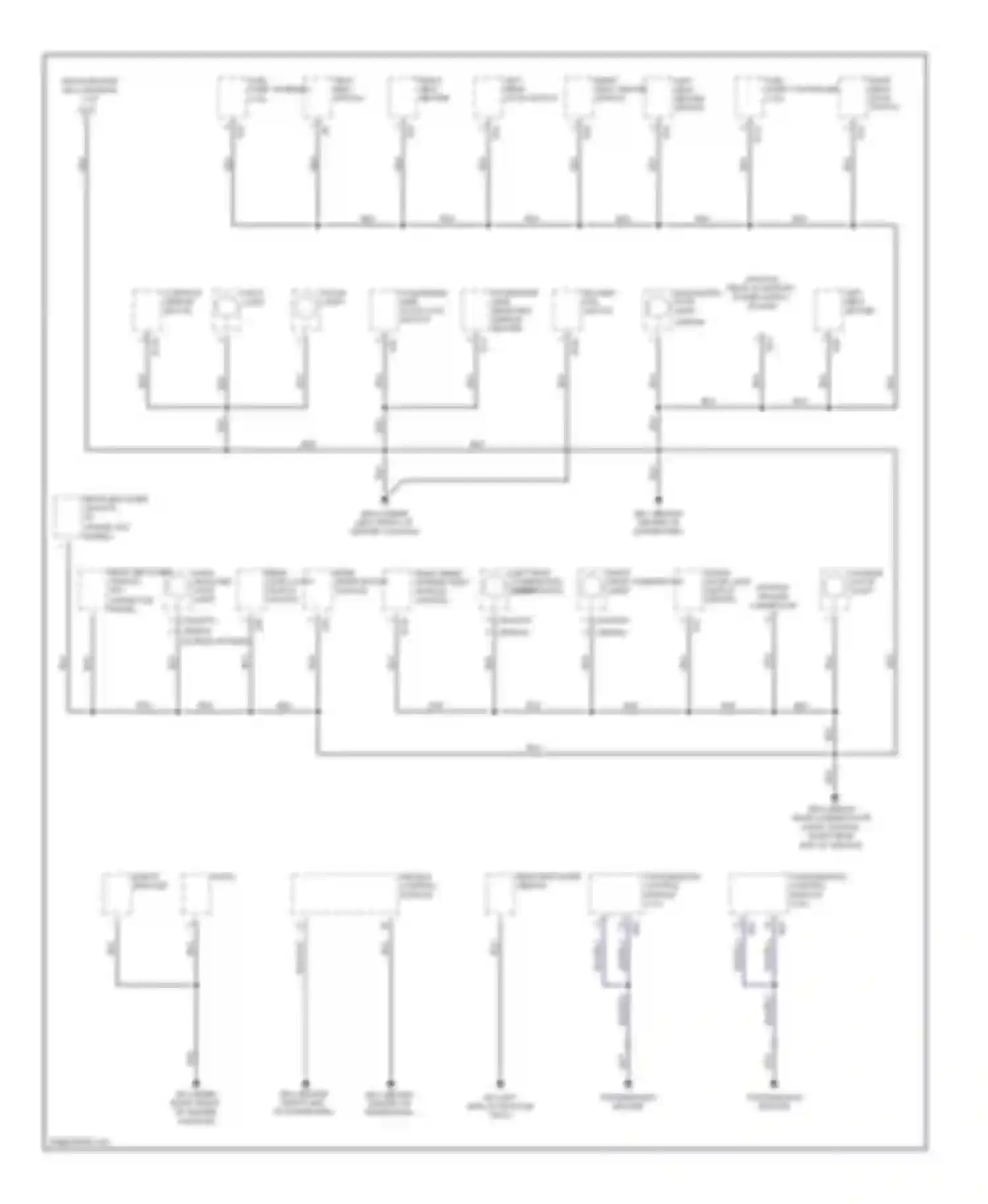 Impreza Subaru GD/GC/GG facelift (2002-2005): Ground distribution circuit (2 of 3)
