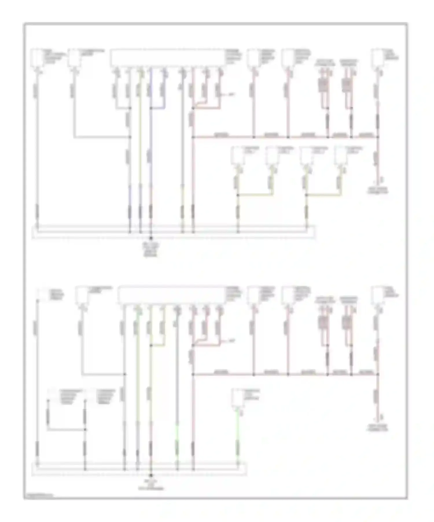 Impreza Subaru GD/GC/GG facelift (2002-2005): Ground distribution circuit (3 of 3)
