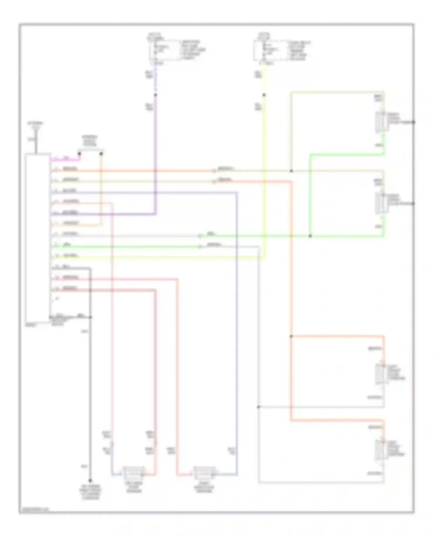 Impreza Subaru GD/GC/GG facelift (2002-2005): Radio circuit