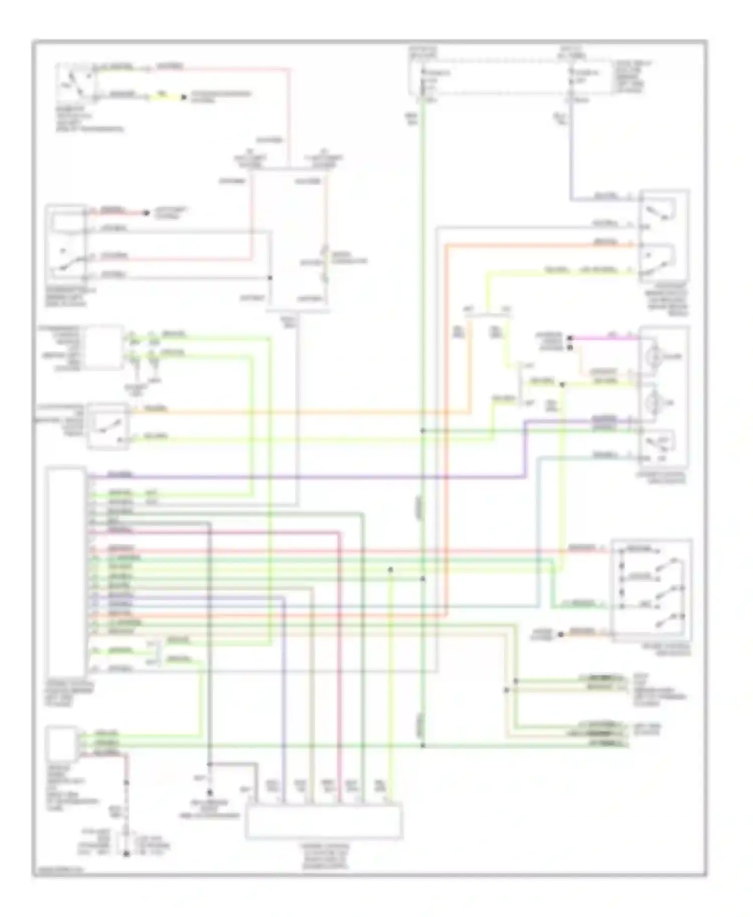 Wiring diagram data link connector 5 4 for Subaru Impreza GD/GC/GG facelift (2002-2005) (1 of 1)
