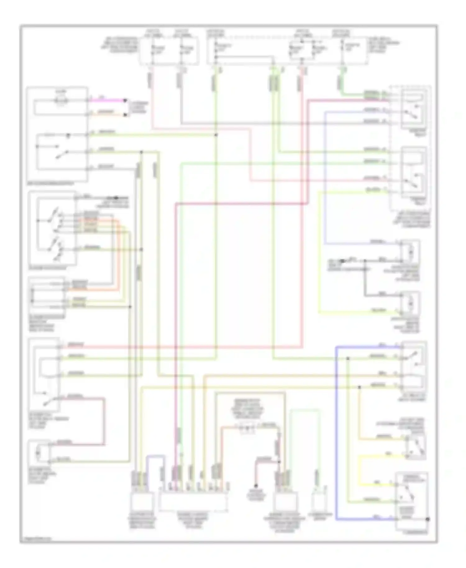 Wiring diagram engine controls system for Subaru Impreza GD/GC/GG facelift (2002-2005) (4 of 5)