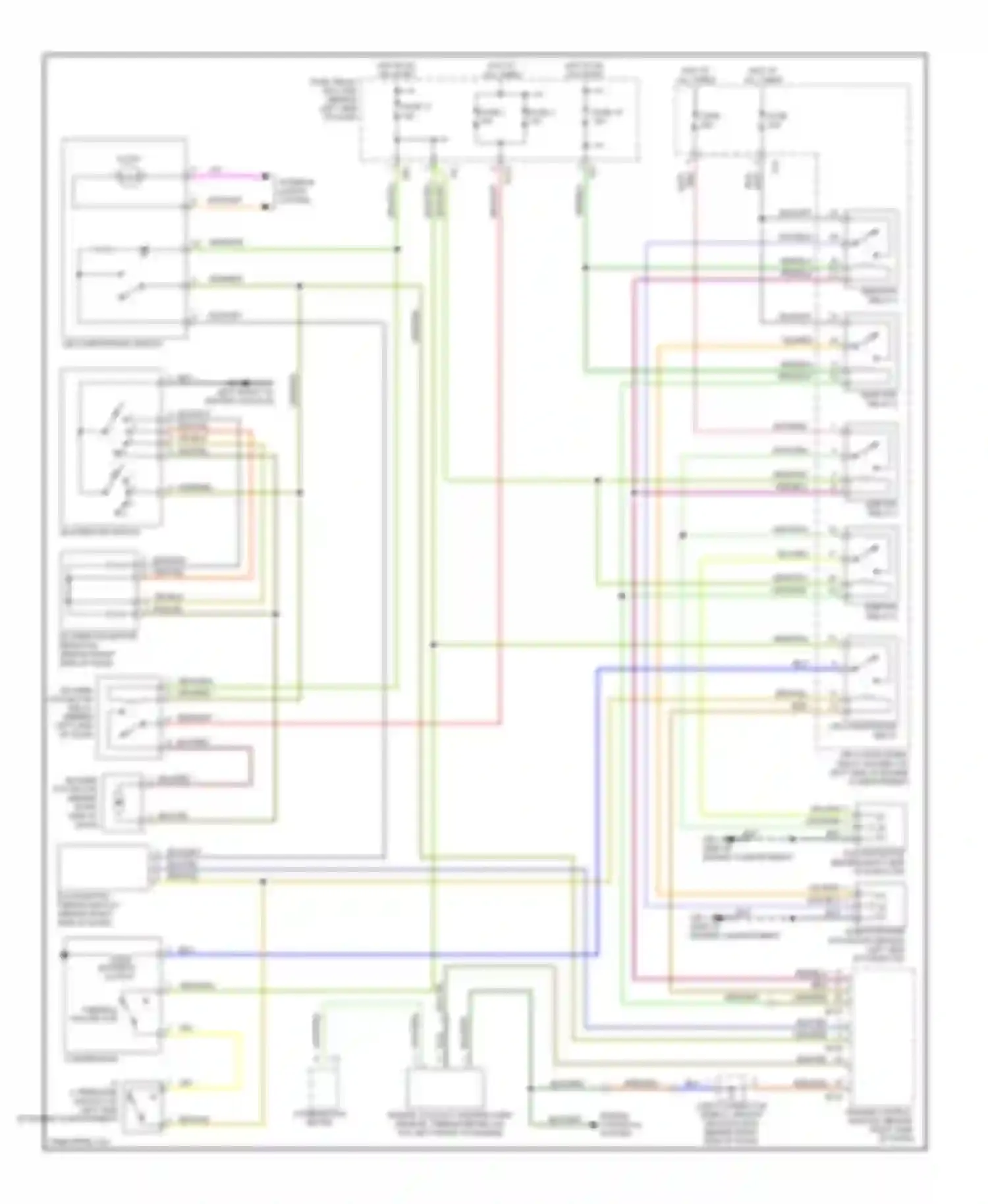 Wiring diagram engine controls system for Subaru Impreza GD/GC/GG facelift (2002-2005) (2 of 5)