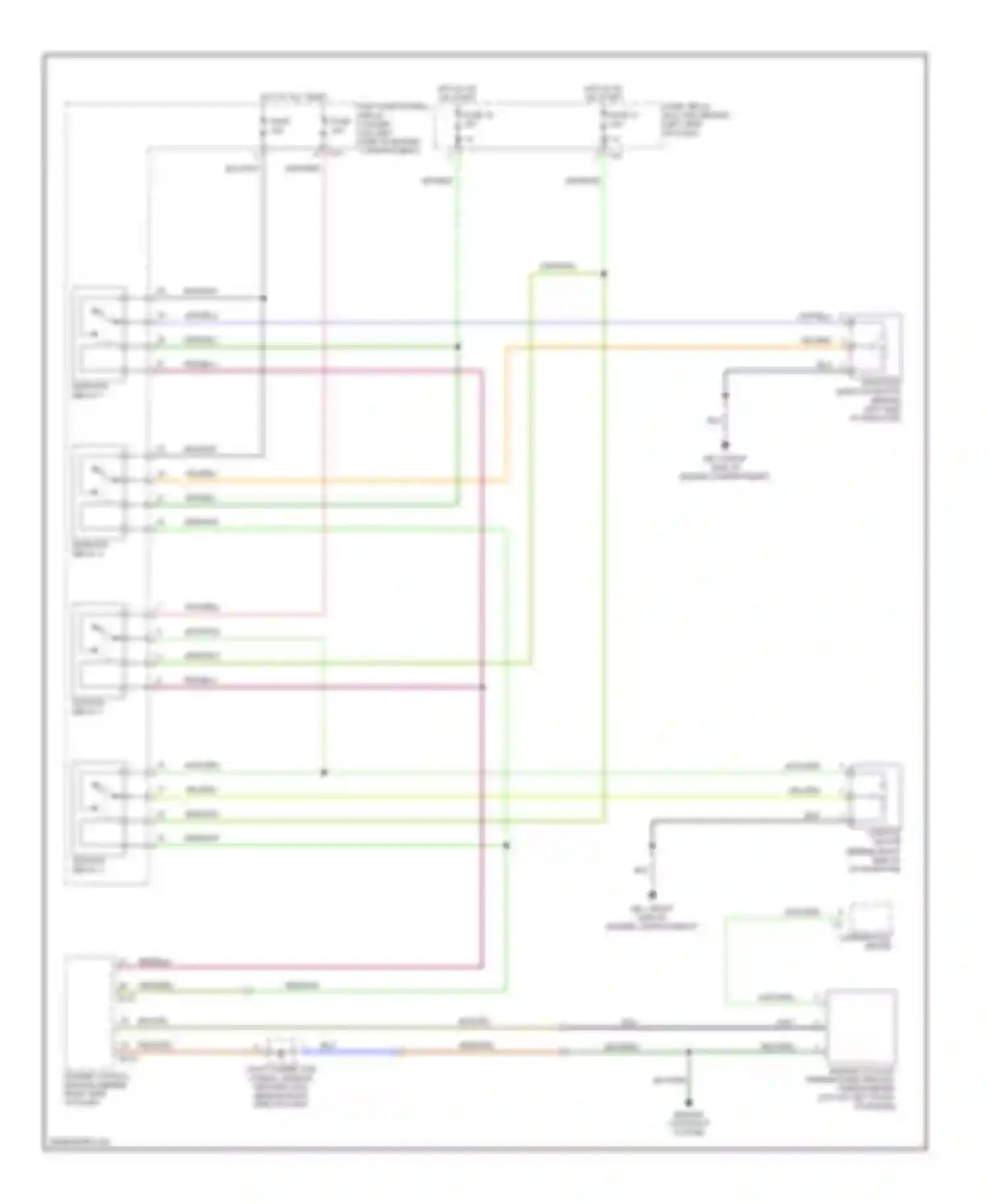 Wiring diagram engine controls system for Subaru Impreza GD/GC/GG facelift (2002-2005) (1 of 5)