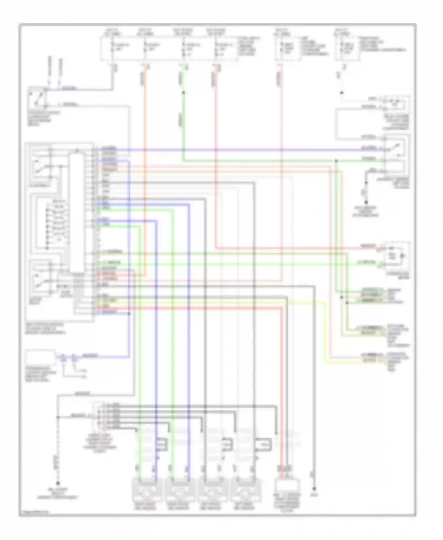 Wiring diagram hot in run or start for Subaru Impreza GD/GC/GG facelift (2002-2005) (1 of 1)