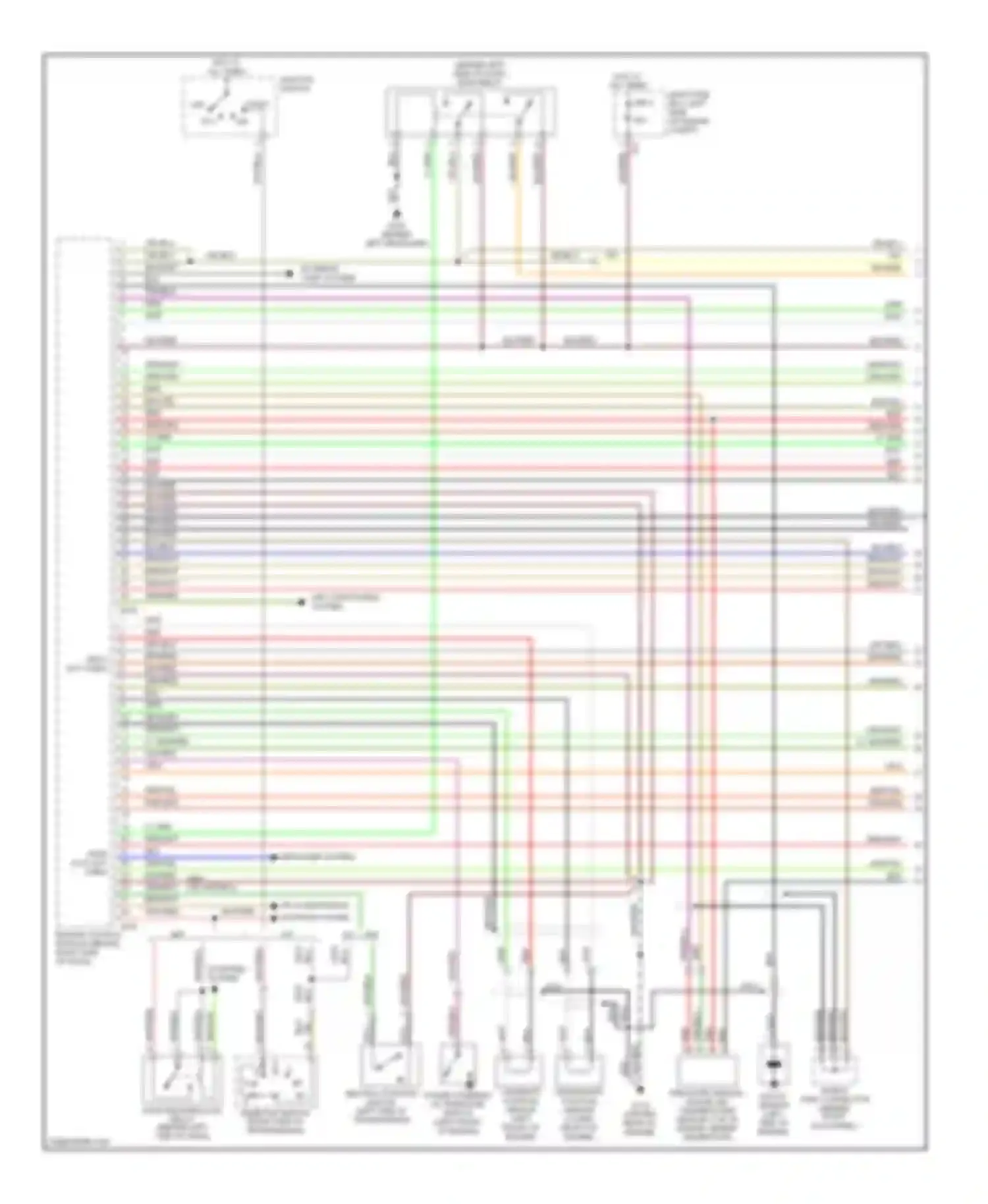 Impreza Subaru GD/GC/GG (2000-2002): Wiring diagram engine performance 2.5ls (1 of 3)