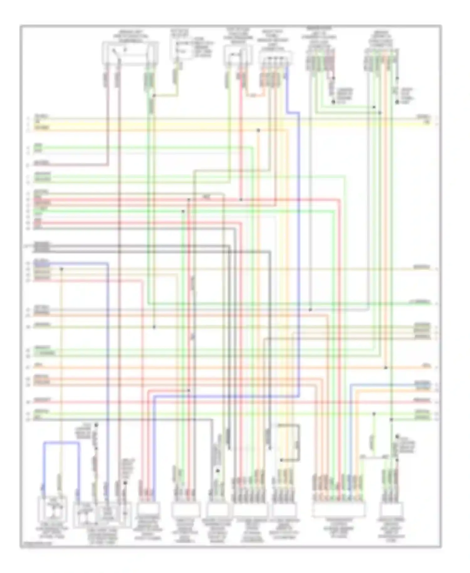 Wiring diagram cluster system instrument for Subaru Impreza GD/GC/GG (2000-2002) (1 of 1)