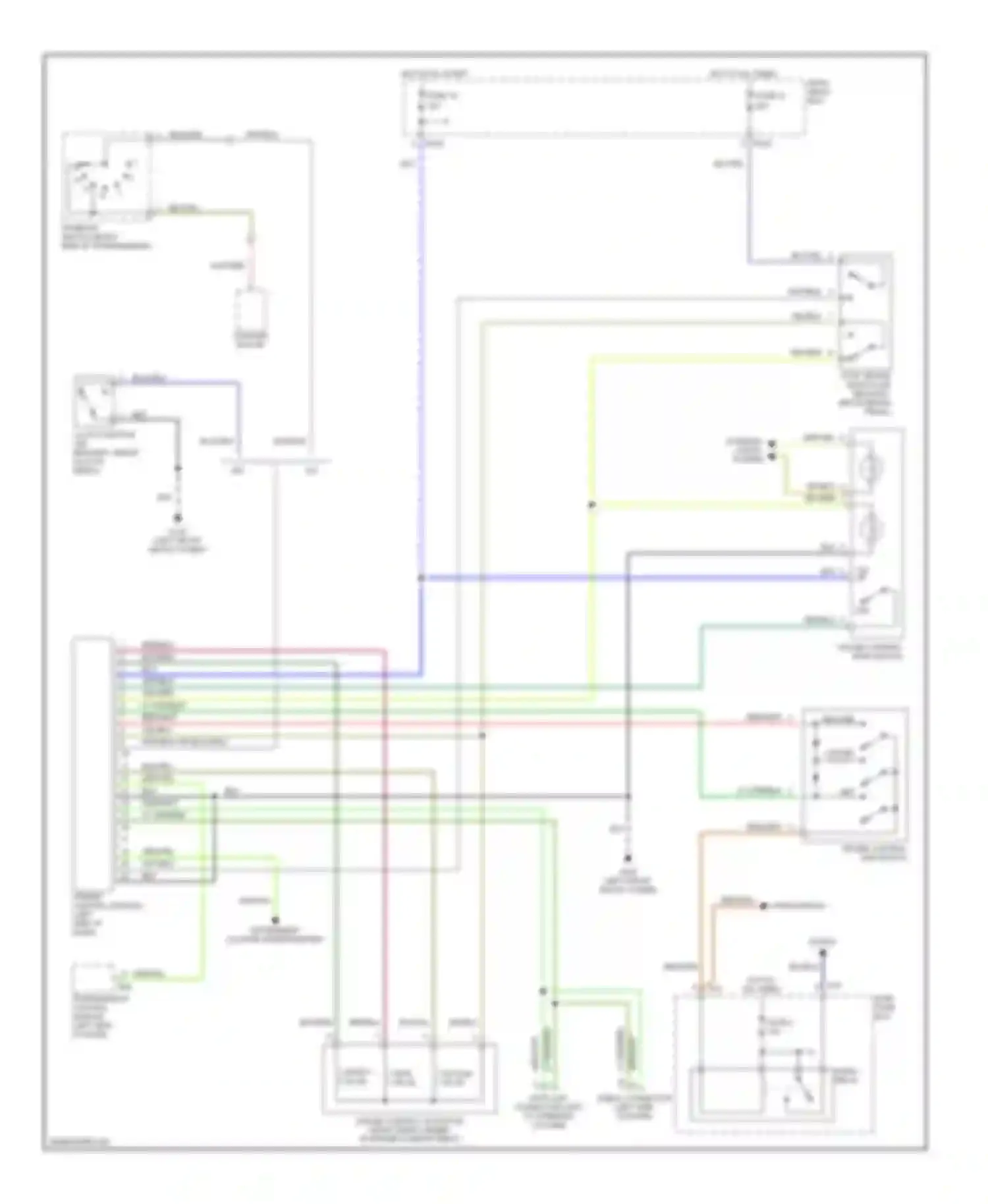 Wiring diagram main fuse box for Subaru Impreza GD/GC/GG (2000-2002) (2 of 15)
