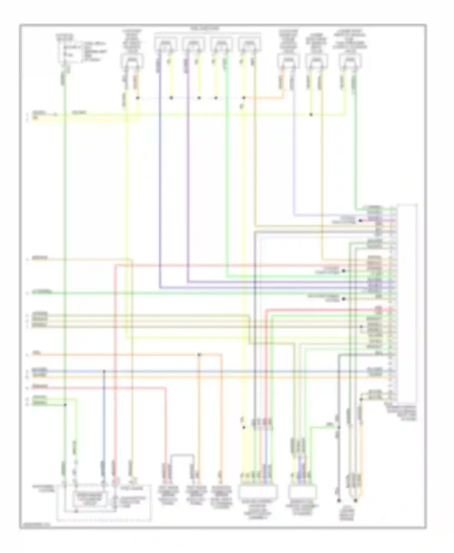 Wiring diagram malfunction indicator lamp for Subaru Impreza GD/GC/GG (2000-2002) (2 of 2)