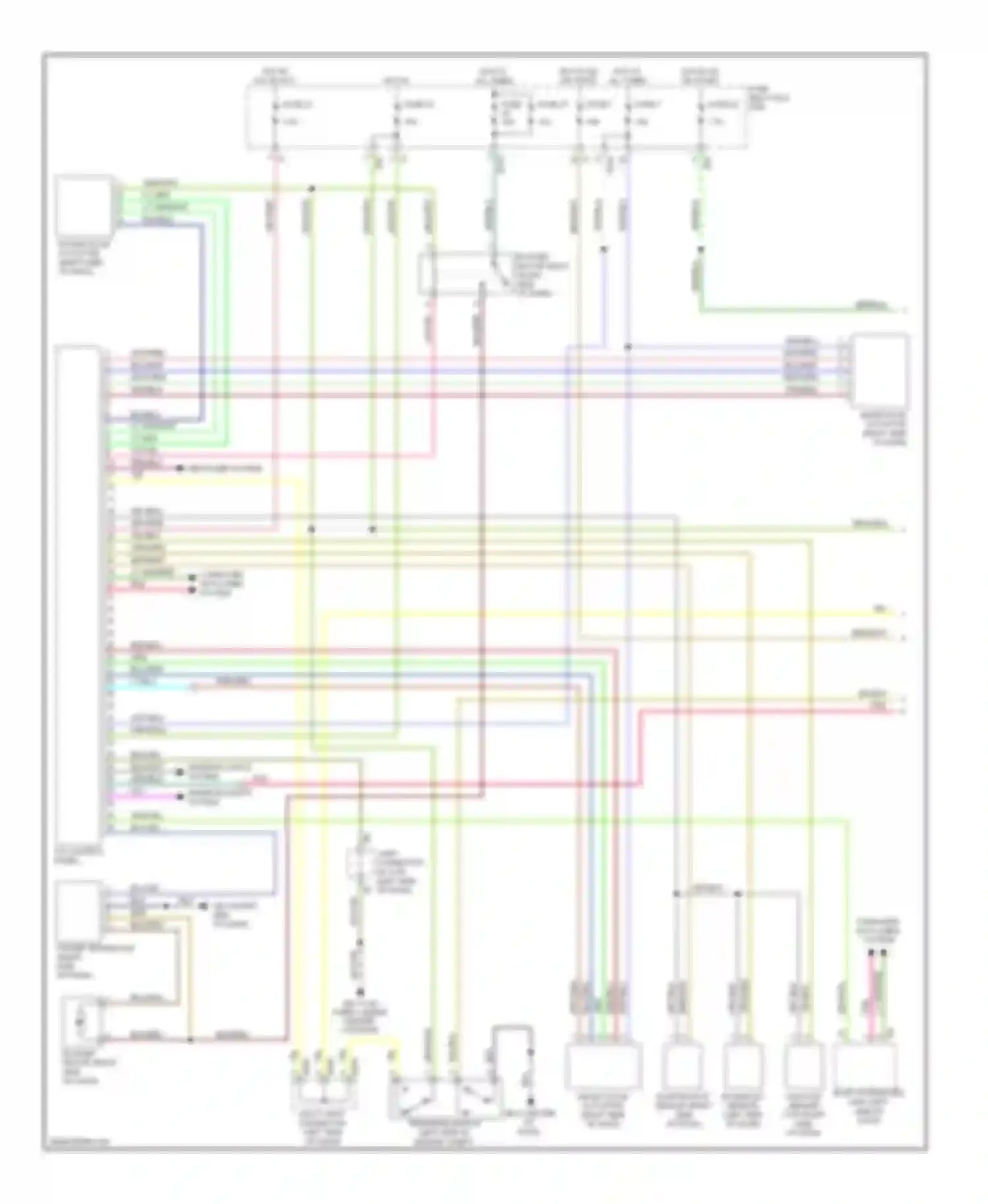 Impreza Subaru GH (2007-2011): Automatic a/c circuit (1 of 2)