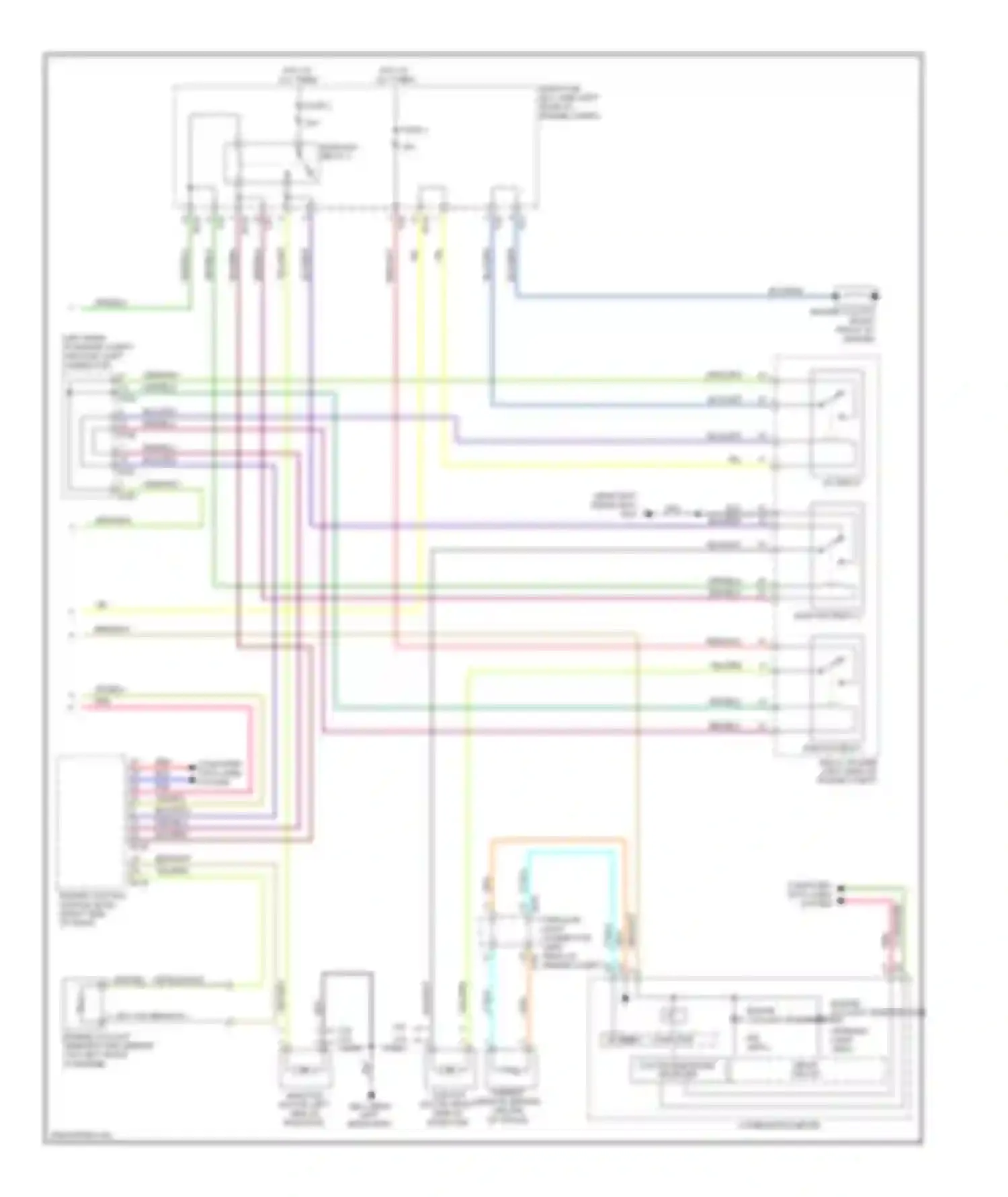Impreza Subaru GH (2007-2011): Automatic a/c circuit (2 of 2)