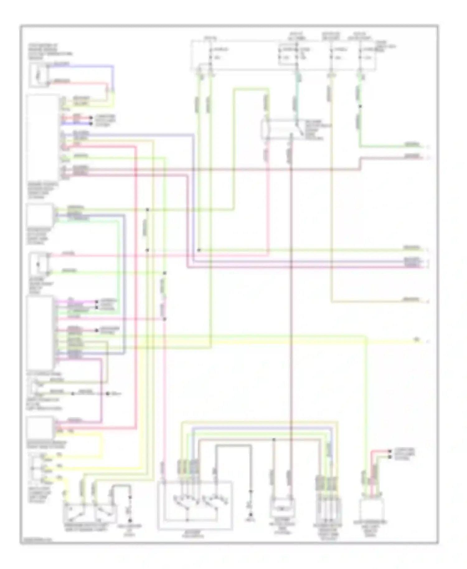 Impreza Subaru GH (2007-2011): Manual a/c circuit (1 of 2)