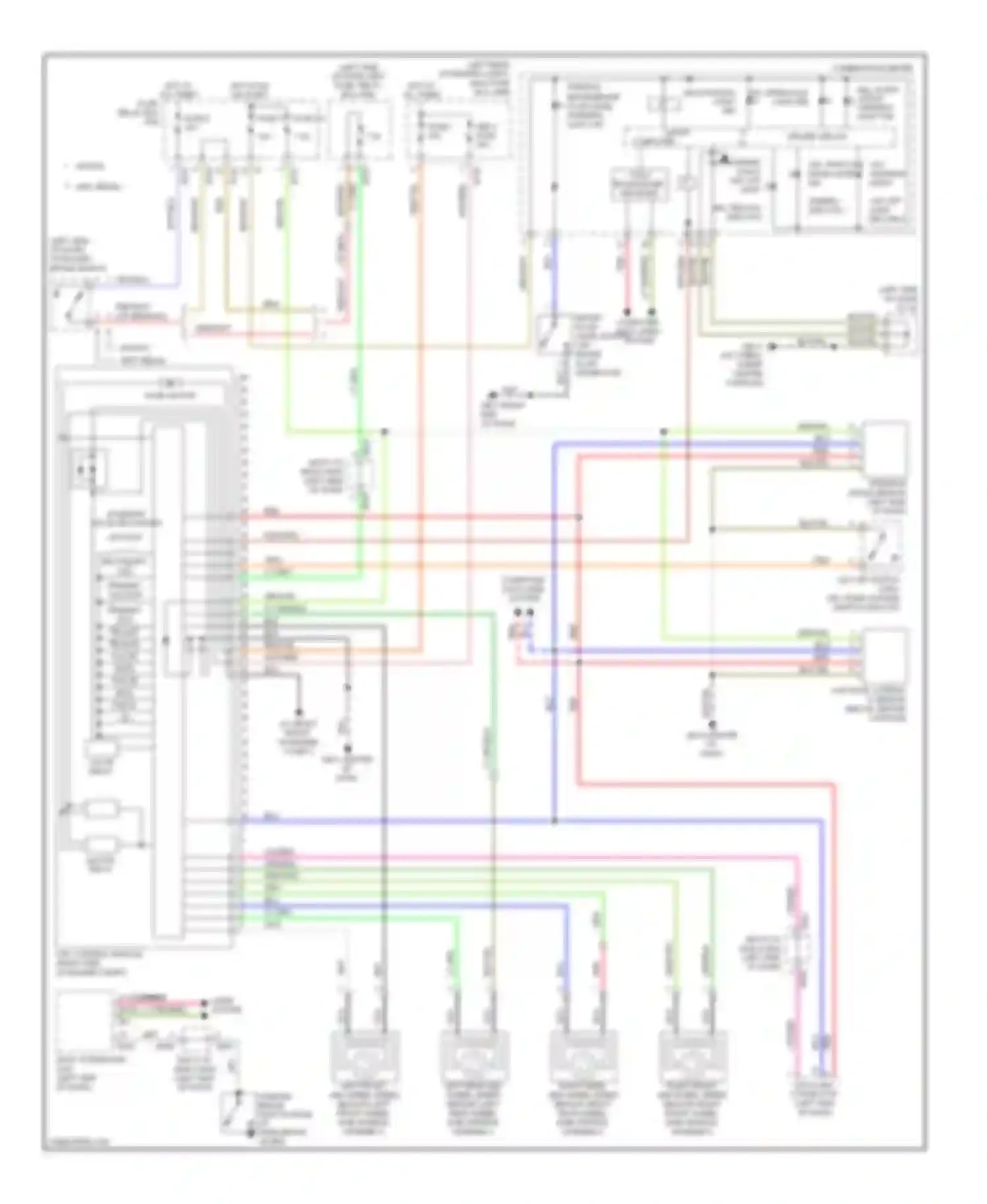 Impreza Subaru GH (2007-2011): Anti-lock brakes circuit, with vdc