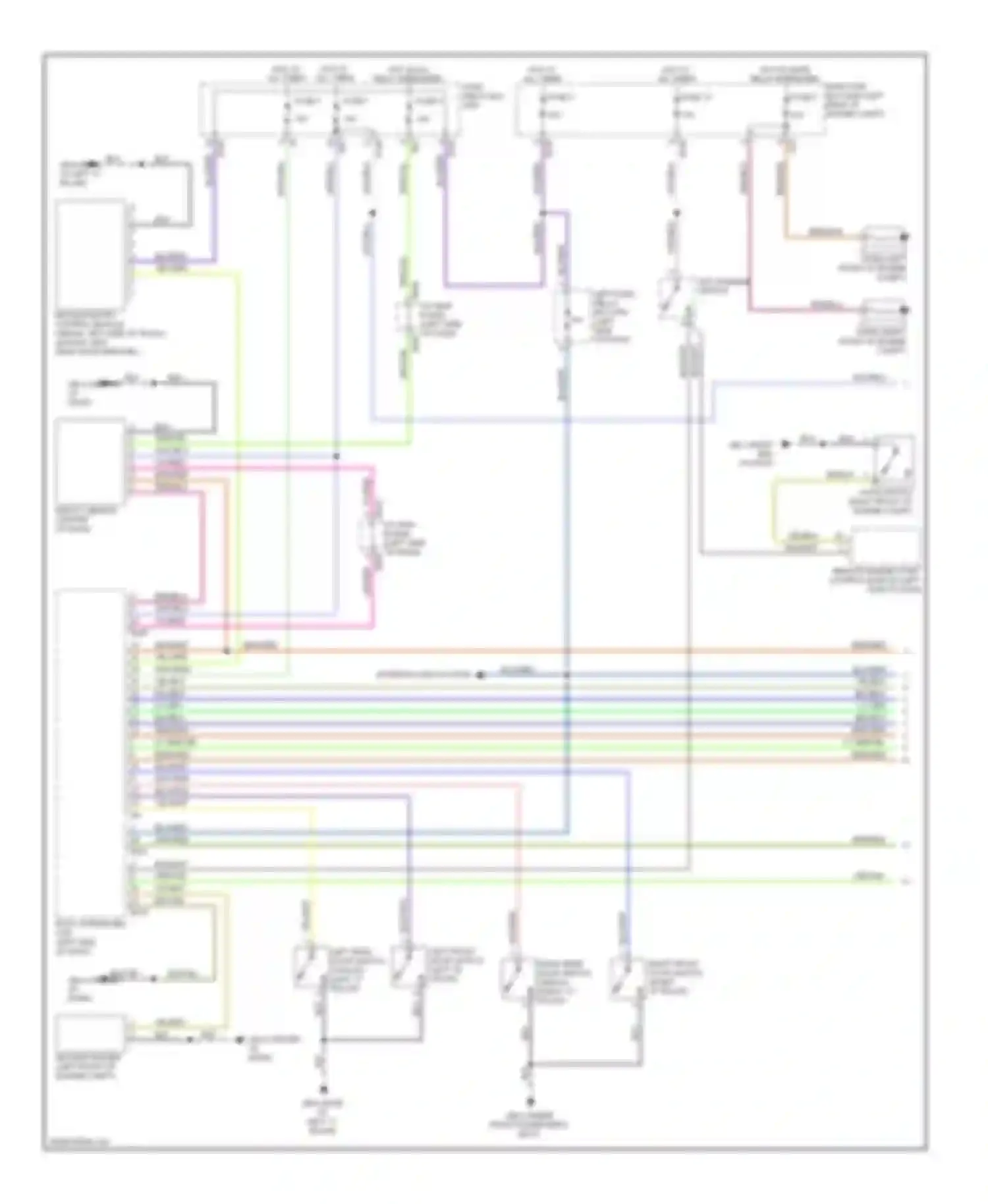 Impreza Subaru GH (2007-2011): Forced entry circuit (1 of 2)