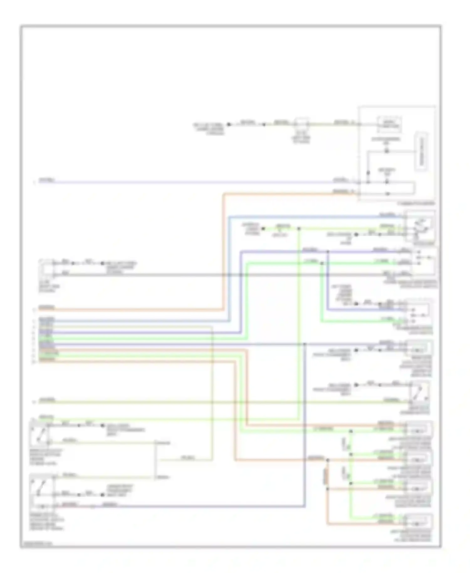 Impreza Subaru GH (2007-2011): Forced entry circuit (2 of 2)