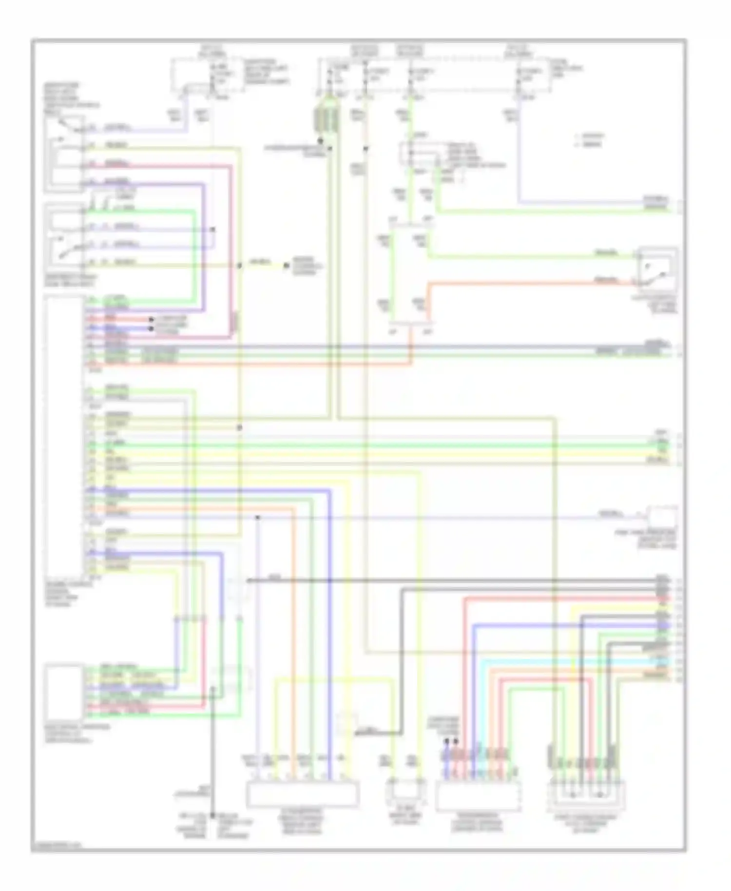 Impreza Subaru GH (2007-2011): Cruise control circuit, except wrx sti (1 of 2)