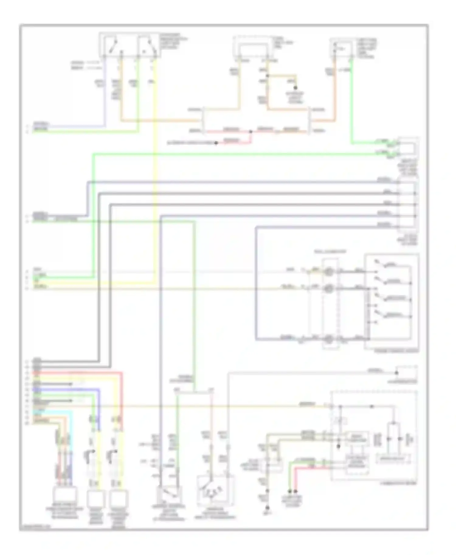 Impreza Subaru GH (2007-2011): Cruise control circuit, except wrx sti (2 of 2)
