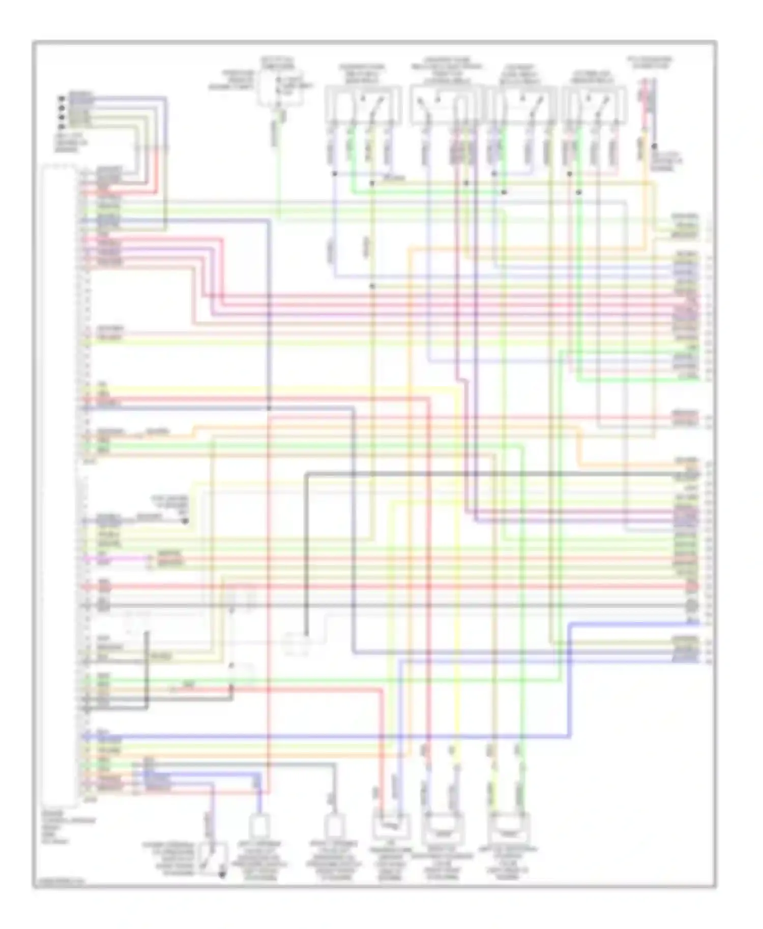 Impreza Subaru GH (2007-2011): Wiring diagram engine performance 2.5l (1 of 4)