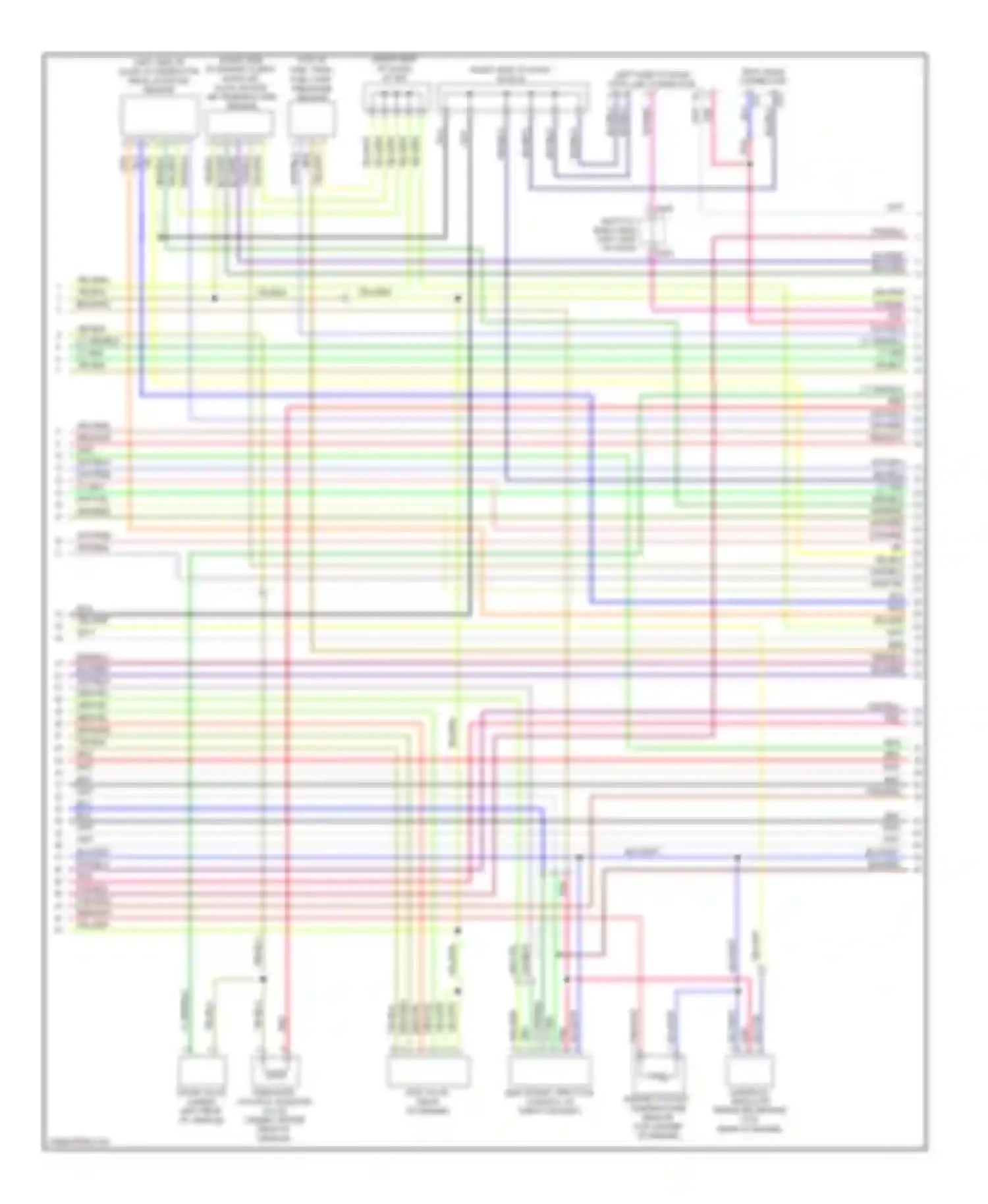 Impreza Subaru GH (2007-2011): Wiring diagram engine performance 2.5l (3 of 4)